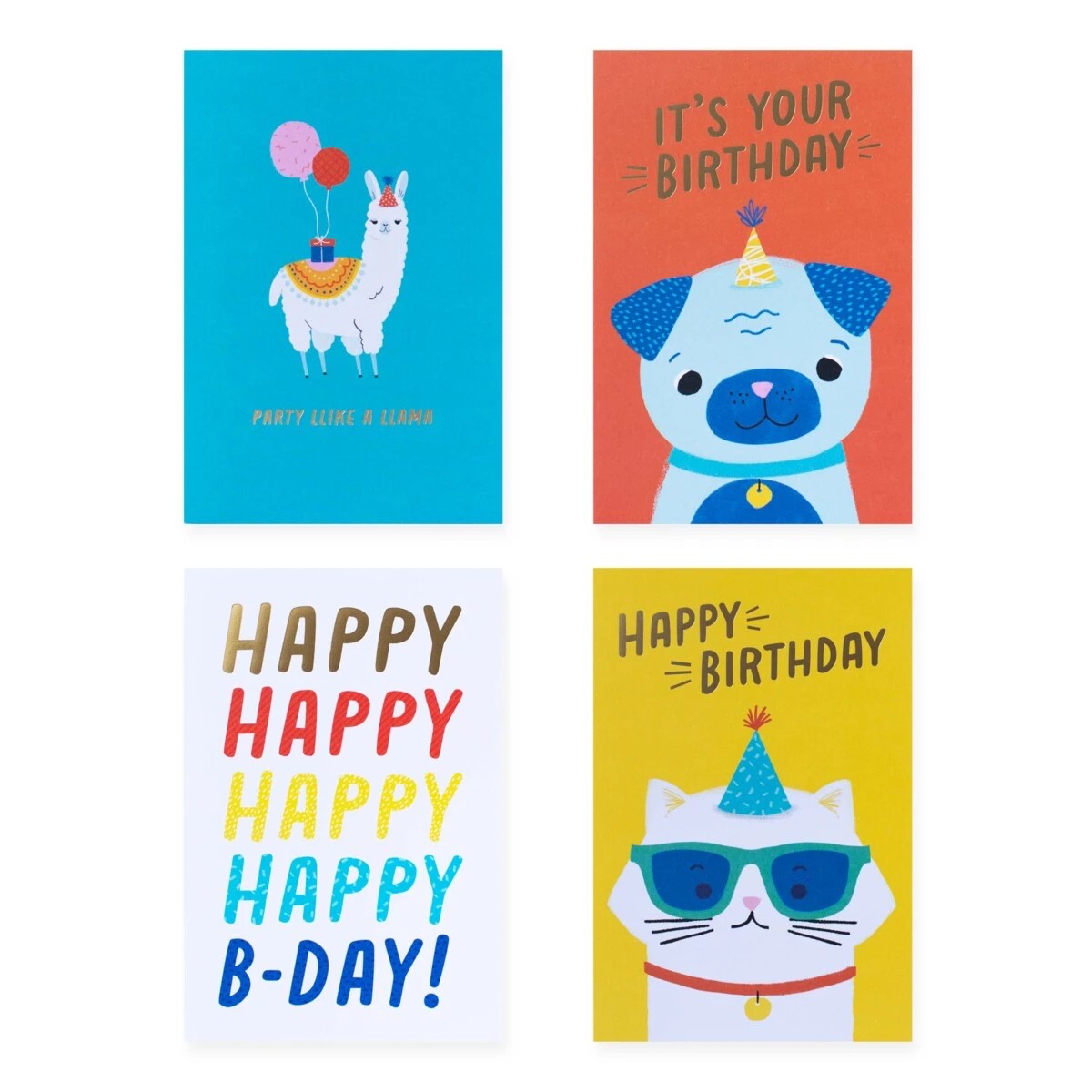 3 12 Pack Hallmark Birthday Cards - Fun Animals, 3 of 3