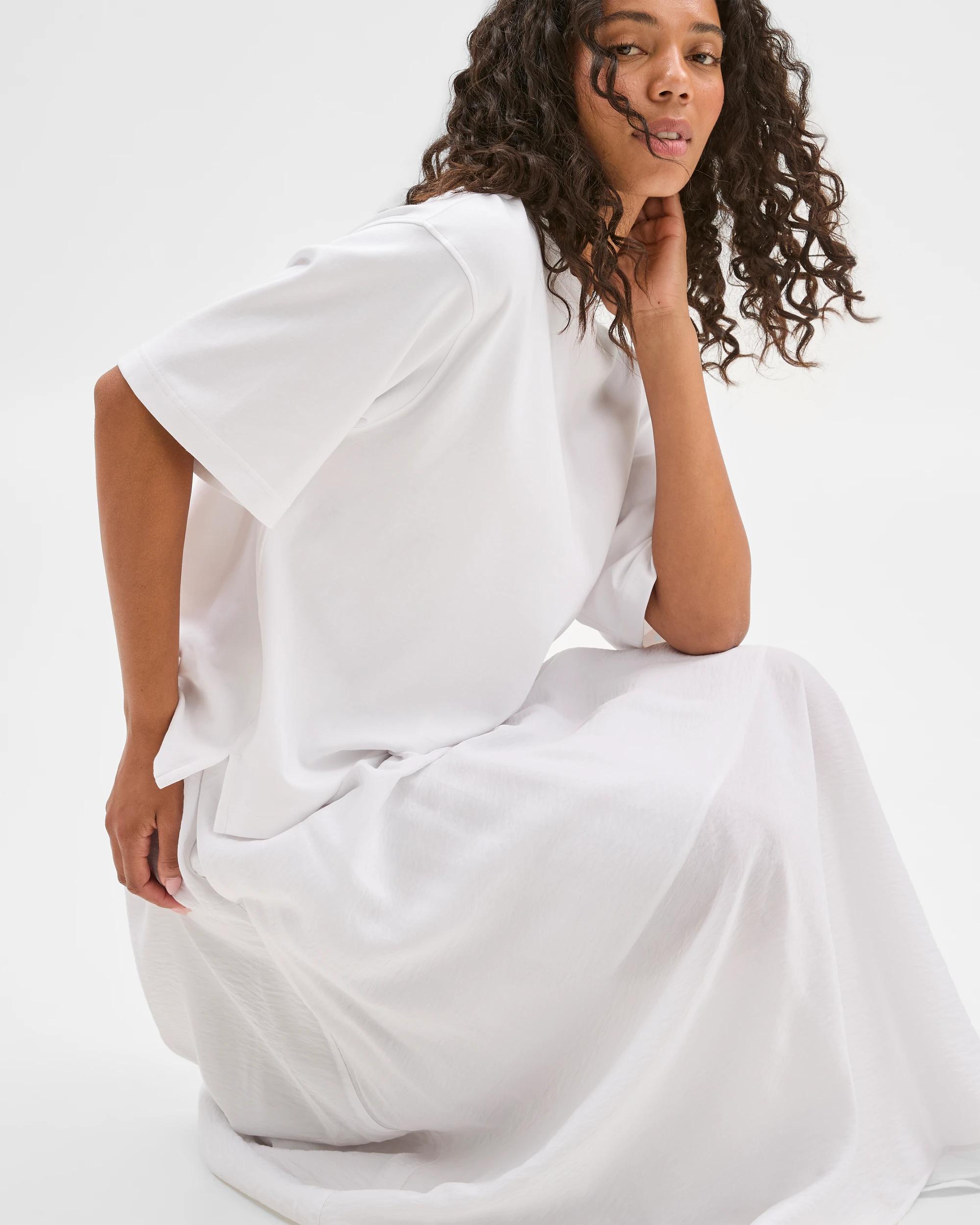 7 Target Pull On Maxi Skirt WHITE, 7 of 7