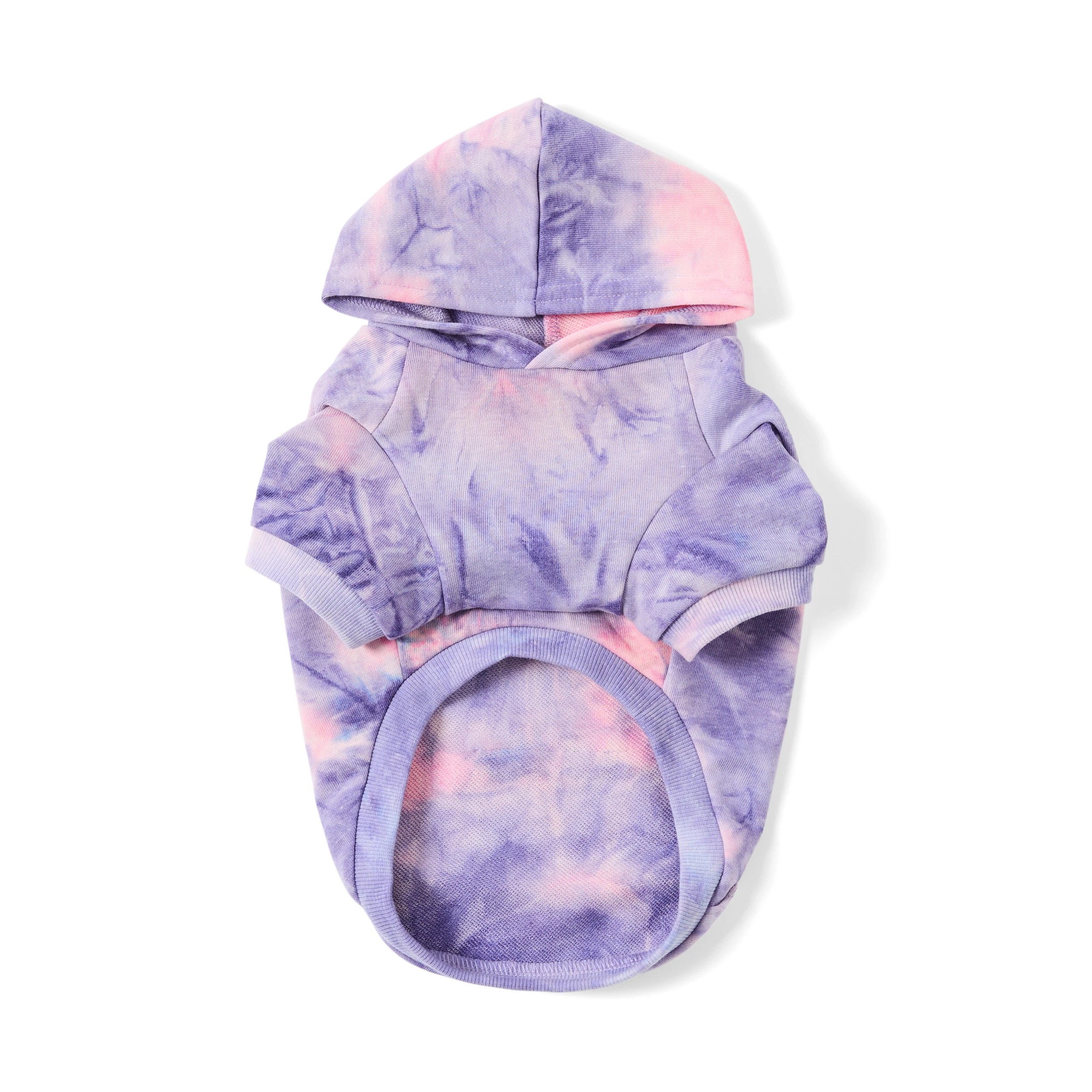 6 Pet Hoodie Tie-Dye - Large, Lilac, 6 of 10