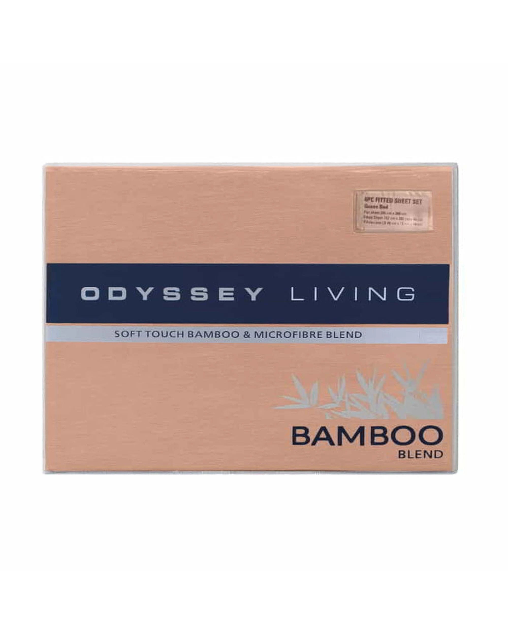 1 Odyysey Living Bamboo Blend Sheet Sets - Queen Bed - Pink, 1 of 2