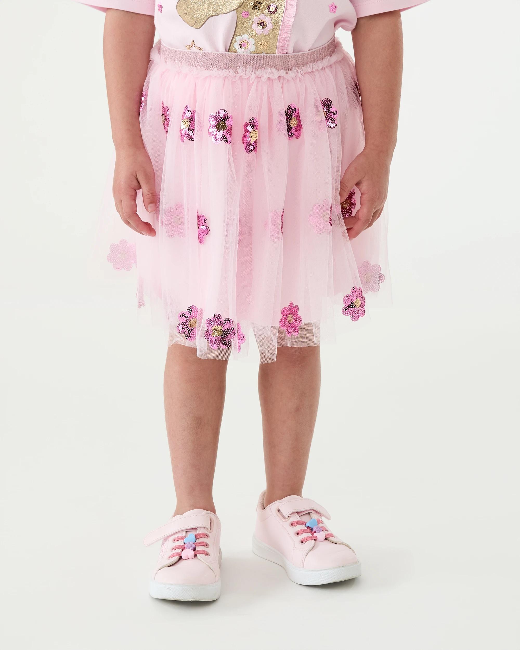 1 Tutu Skirt Pnk Flower, 1 of 6