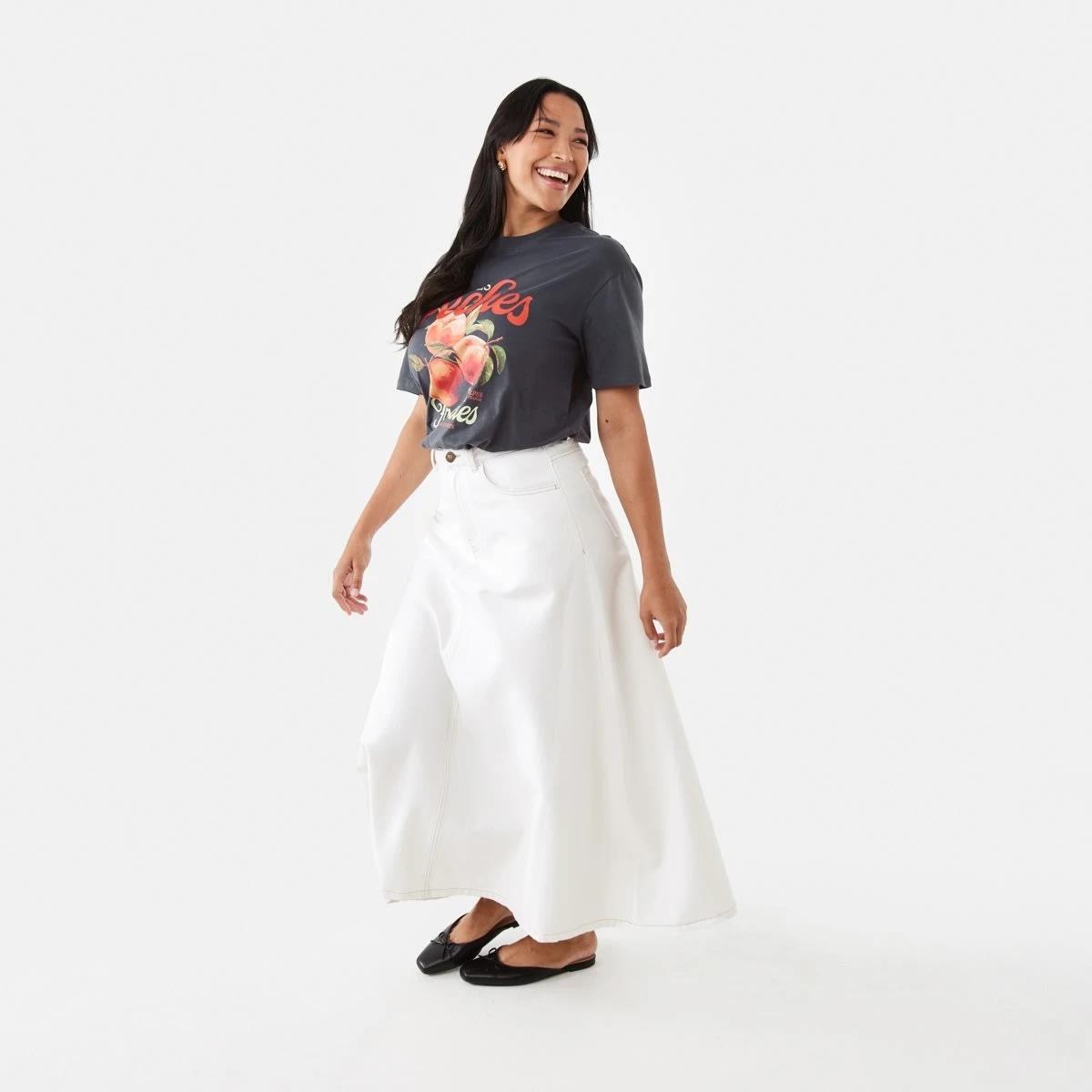 3 Short Sleeve Oversized Boyfriend T-shirt Les Peches, 3 of 8