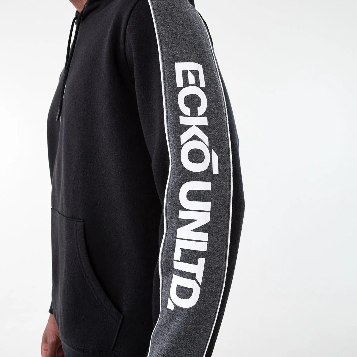 6 Ecko License Panelled Hoodie Black, 6 of 8