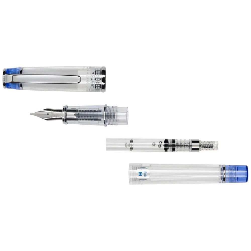 3 PILOT Prera Fountain Pen Translucent Blue Barrel, 3 of 7