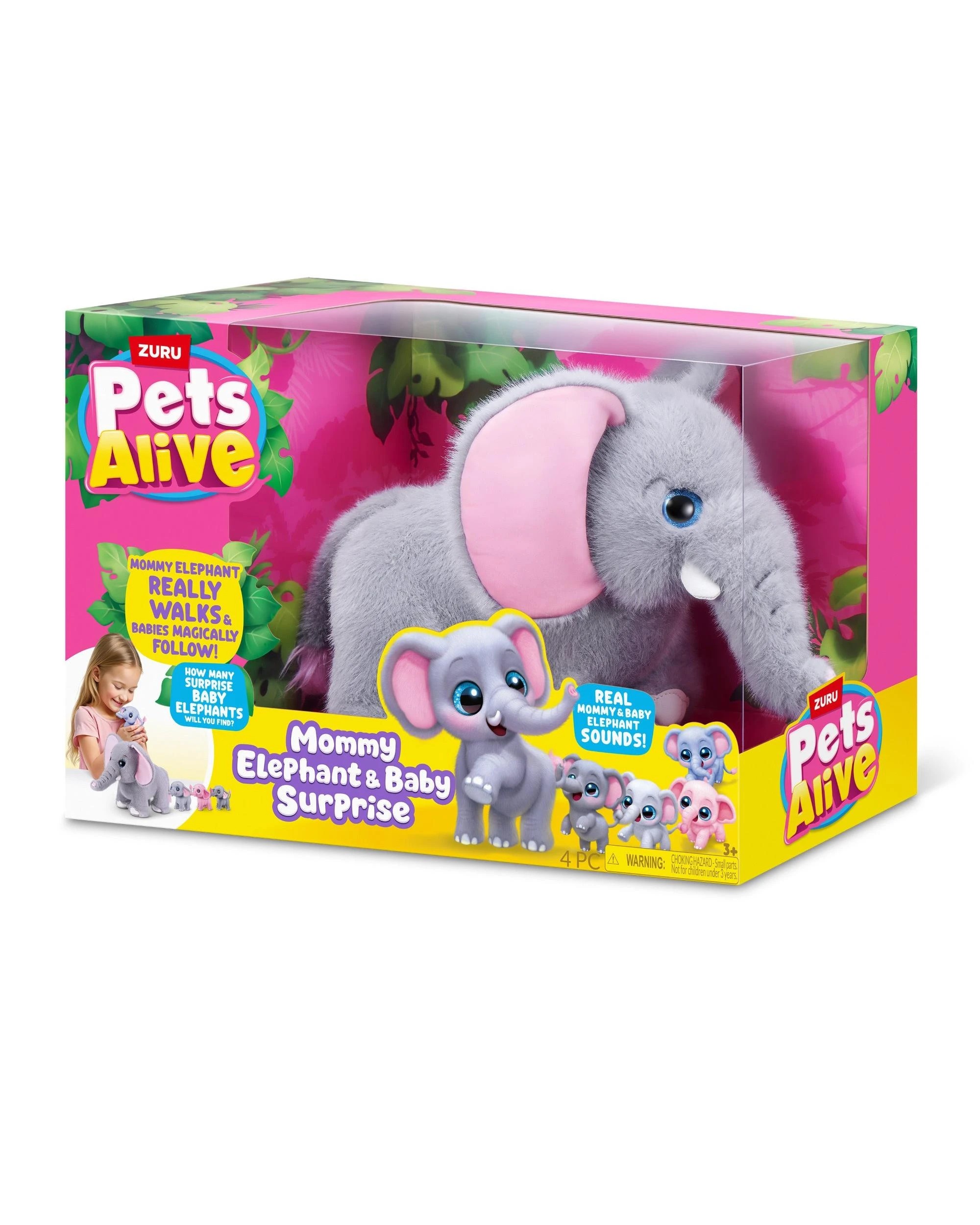 5 Zuru Pets Alive Mommy Elephant and Baby Surprise, 5 of 7