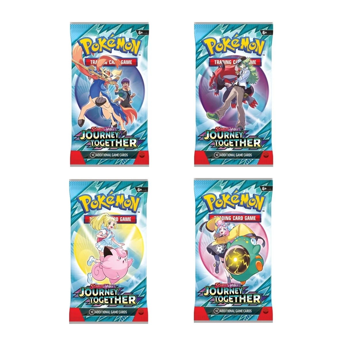 3 Pokemon Trading Card Game: Scarlet Violet Journey Together Booster Pack, 3 of 8