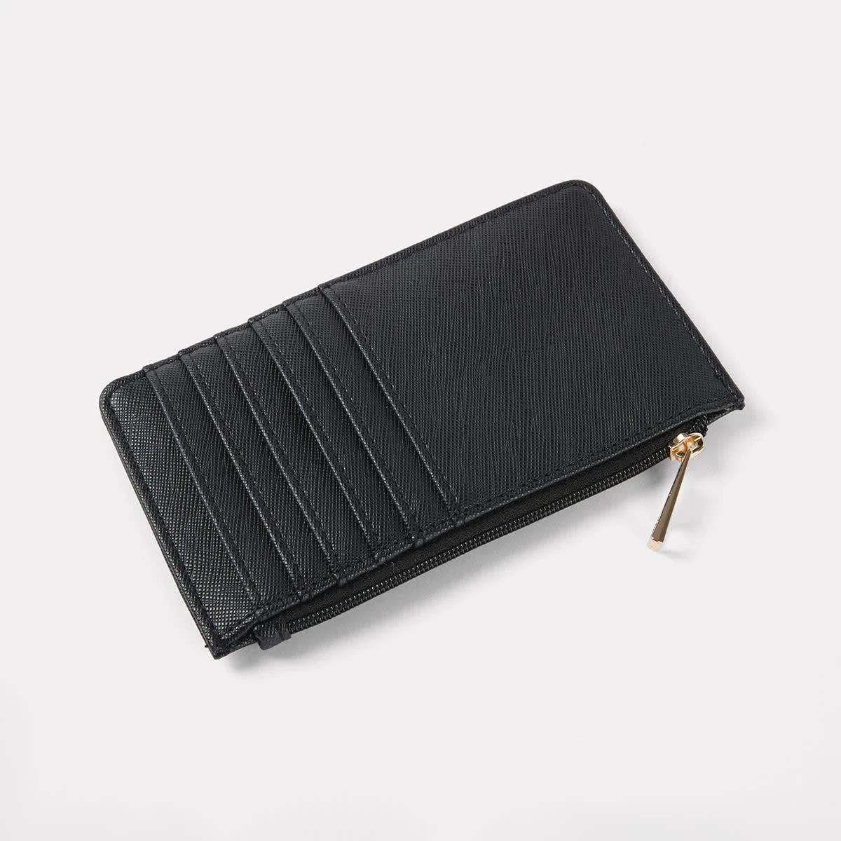 4 Zip Card Purse BLACK, 4 of 4