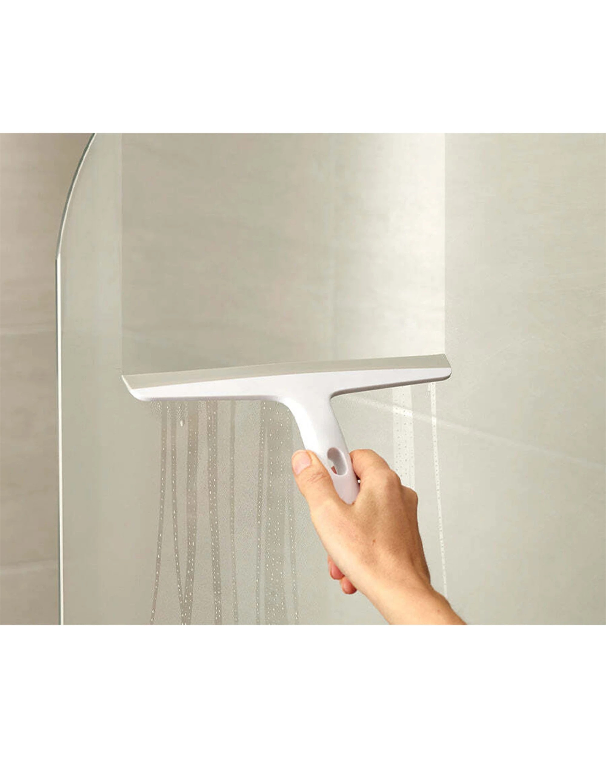 2 Joseph Joseph EasyStore 25cm Slimline Squeegee With Storage Hook Suction - Grey, 2 of 4