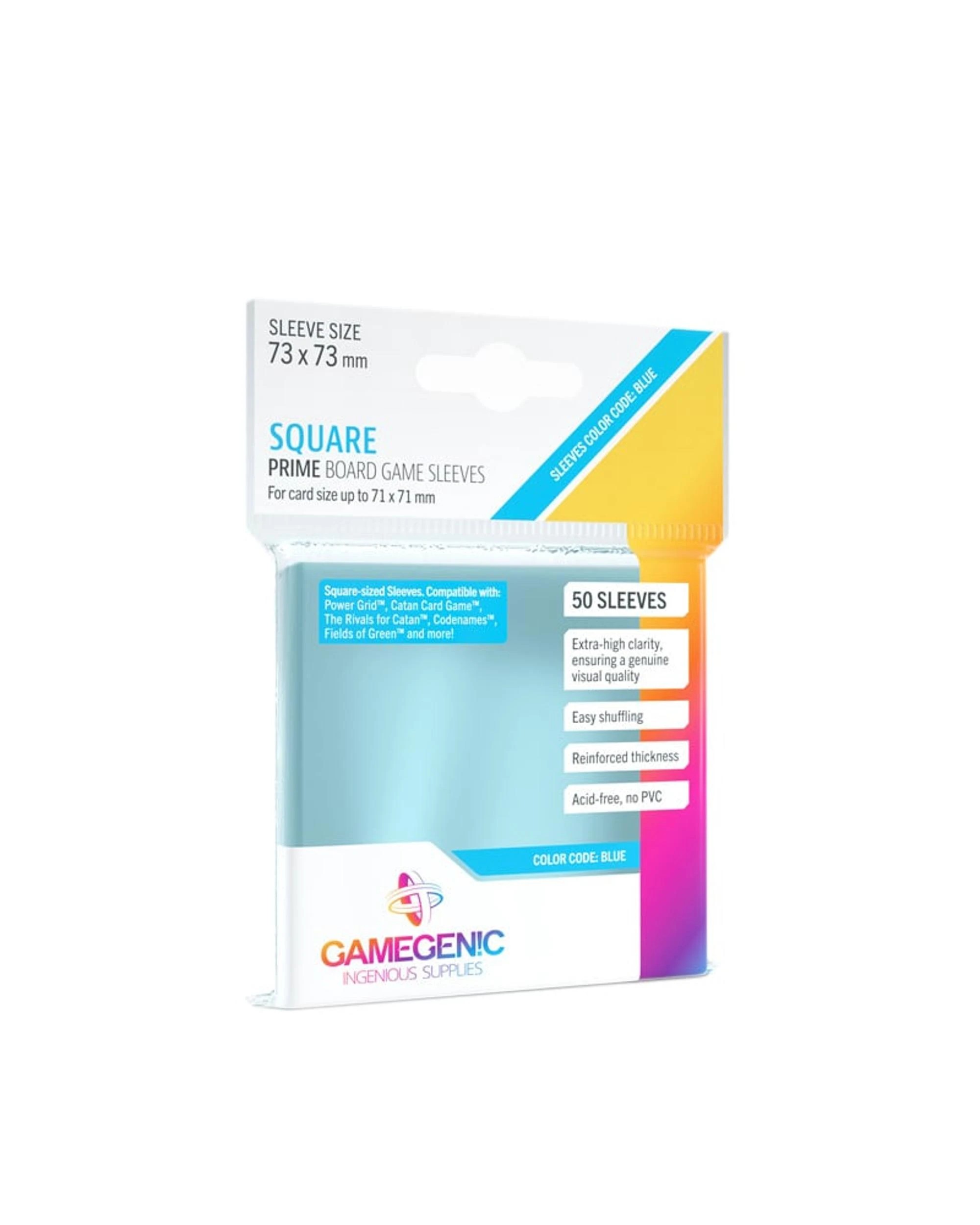 1 Gamegenic Square Prime Board Game Sleeves, 1 of 1