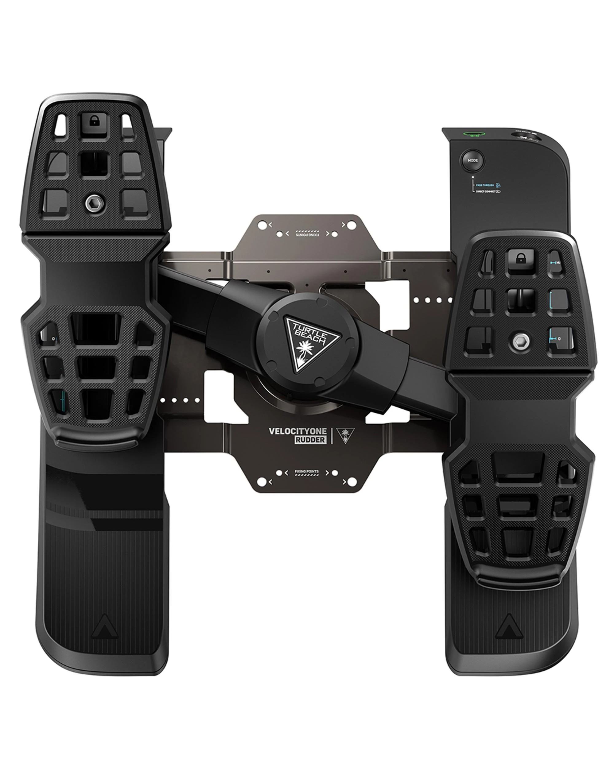 2 Turtle Beach VelocityOne Rudder Universal Rudder Pedals - Black, 2 of 10