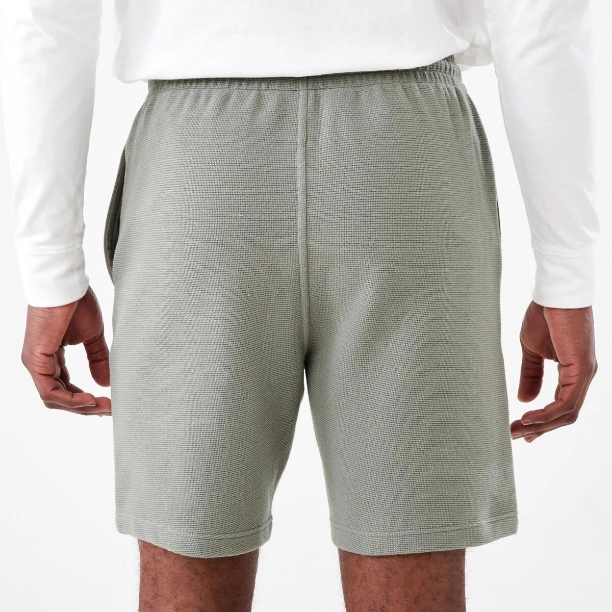 3 Textured Fleece Shorts AGAVE, 3 of 6