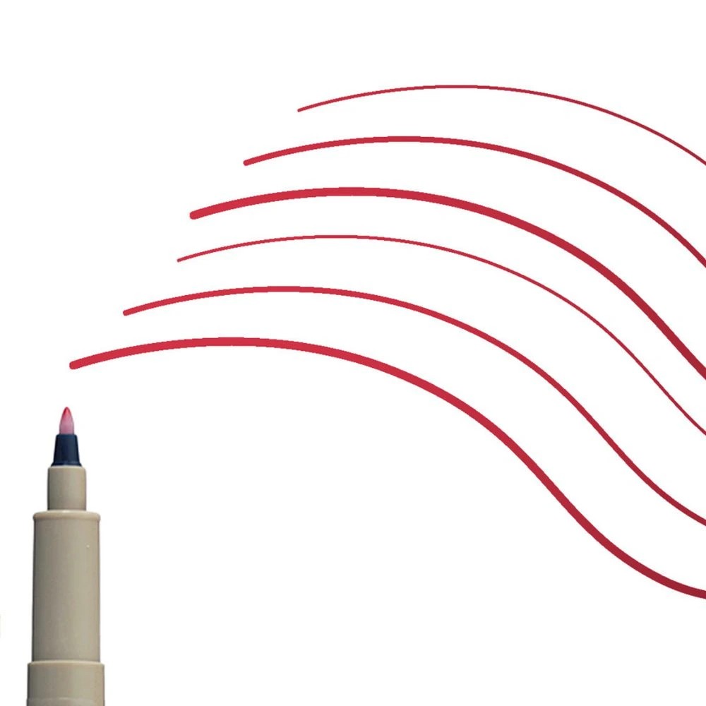 3 Sakura Pigma Micron PN Red, 3 of 3