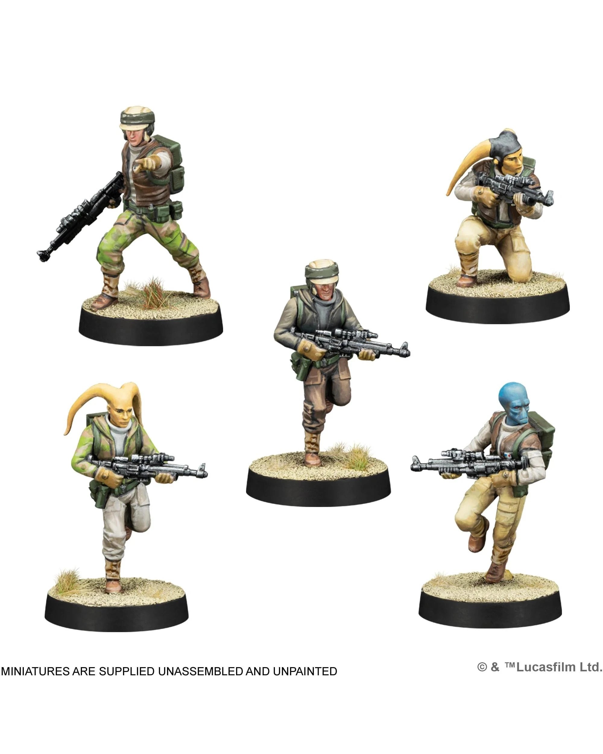 3 Star Wars: Legion Rebel Troopers New Edition Unit Expansion, 3 of 4