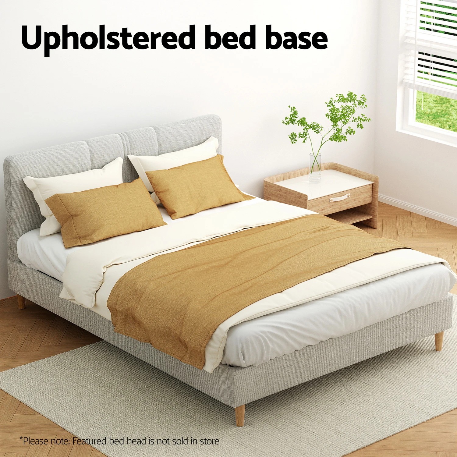 4 Artiss Bed Frame Double Size - Multi, 4 of 7