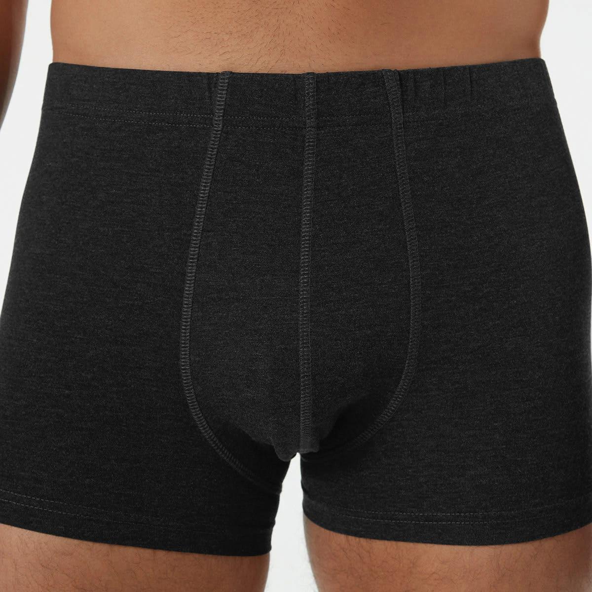 5 5 Pack Tunnel Waistband Trunks CHARCOAL MARLE, 5 of 7