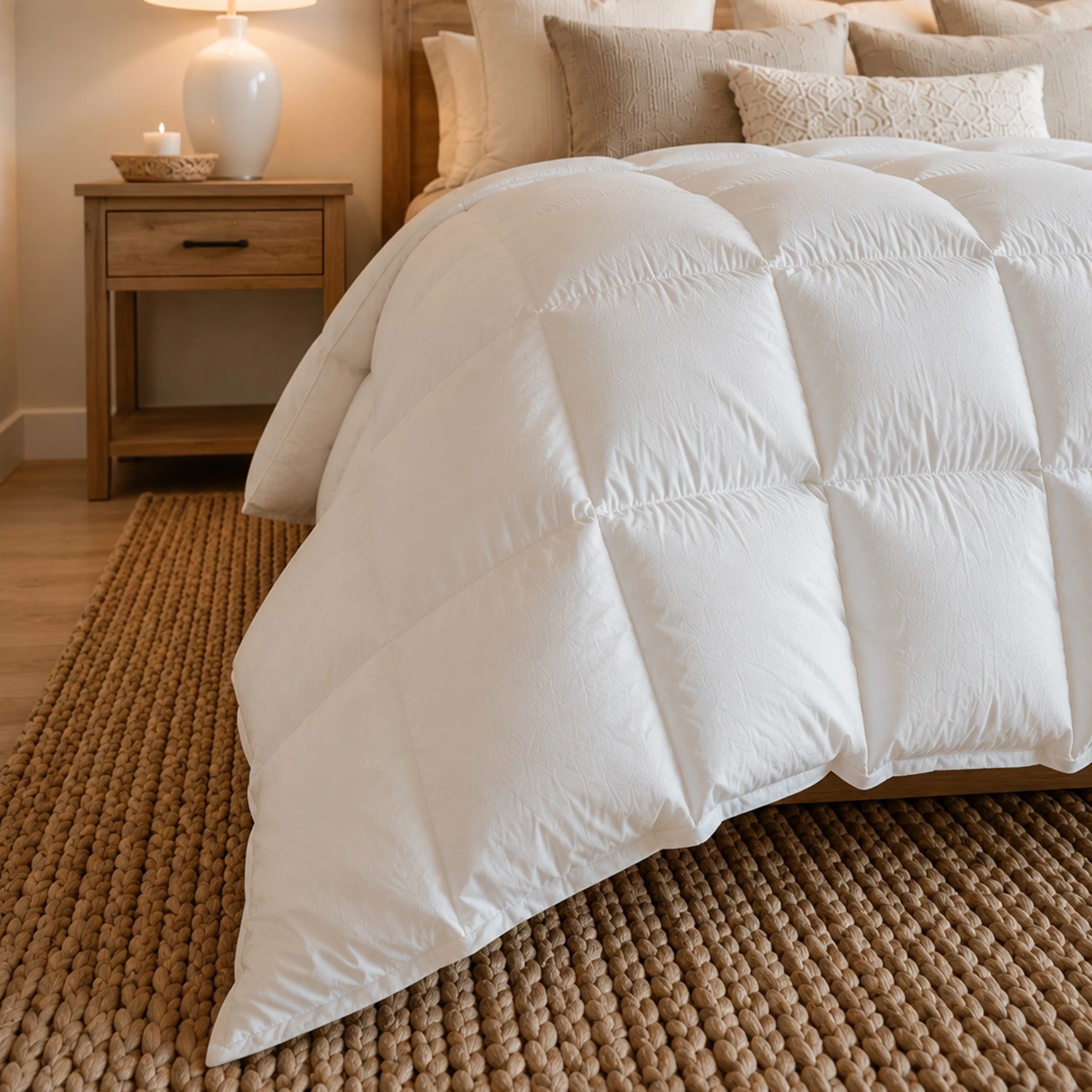4 Royal Comfort 500GSM Microfibre Quilt All-Season Warmth Soft Duvet - Super King Bed - White, 4 of 4