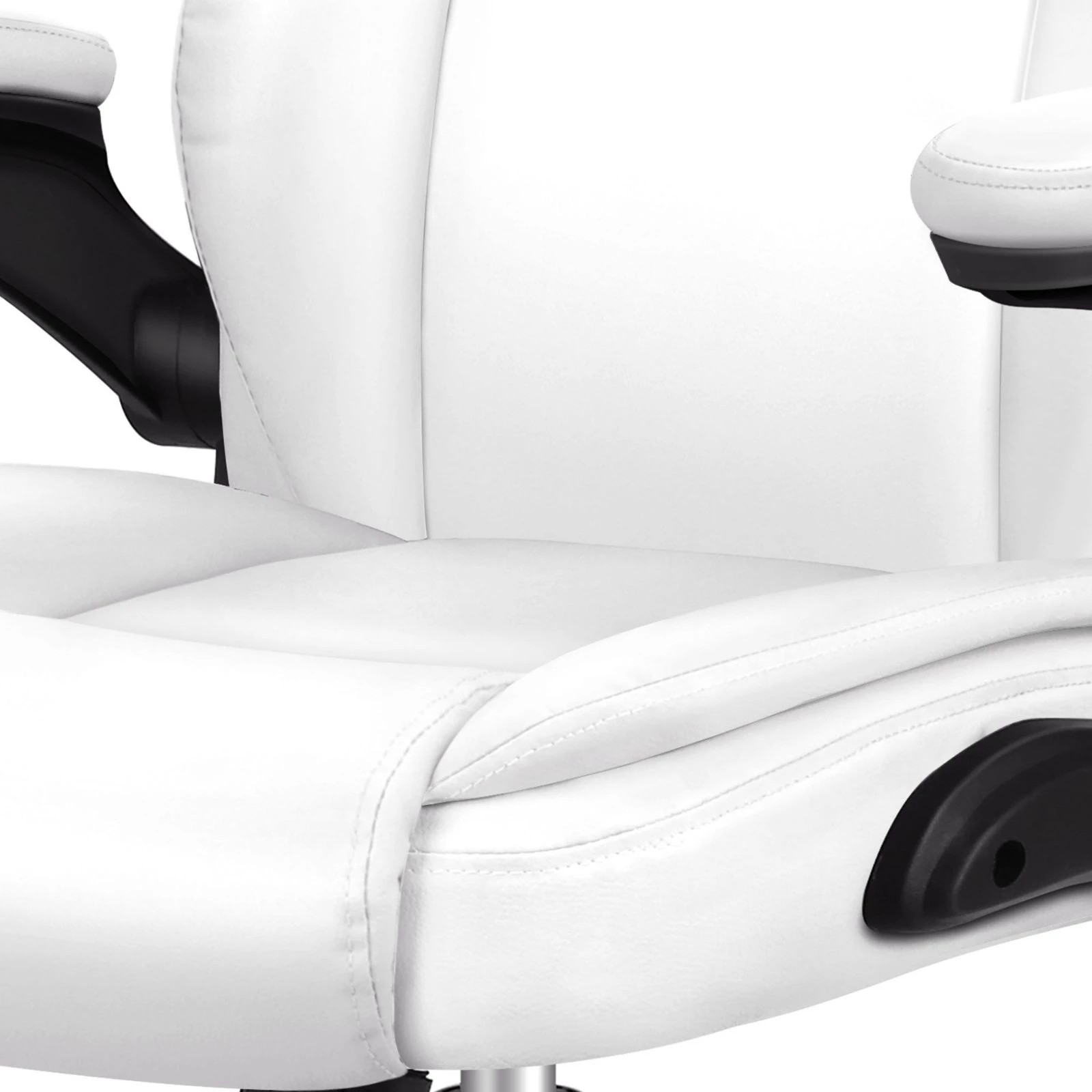 7 Alfordson Massage Office Chair Executive Computer Gaming Seat PU Leather - White, 7 of 10