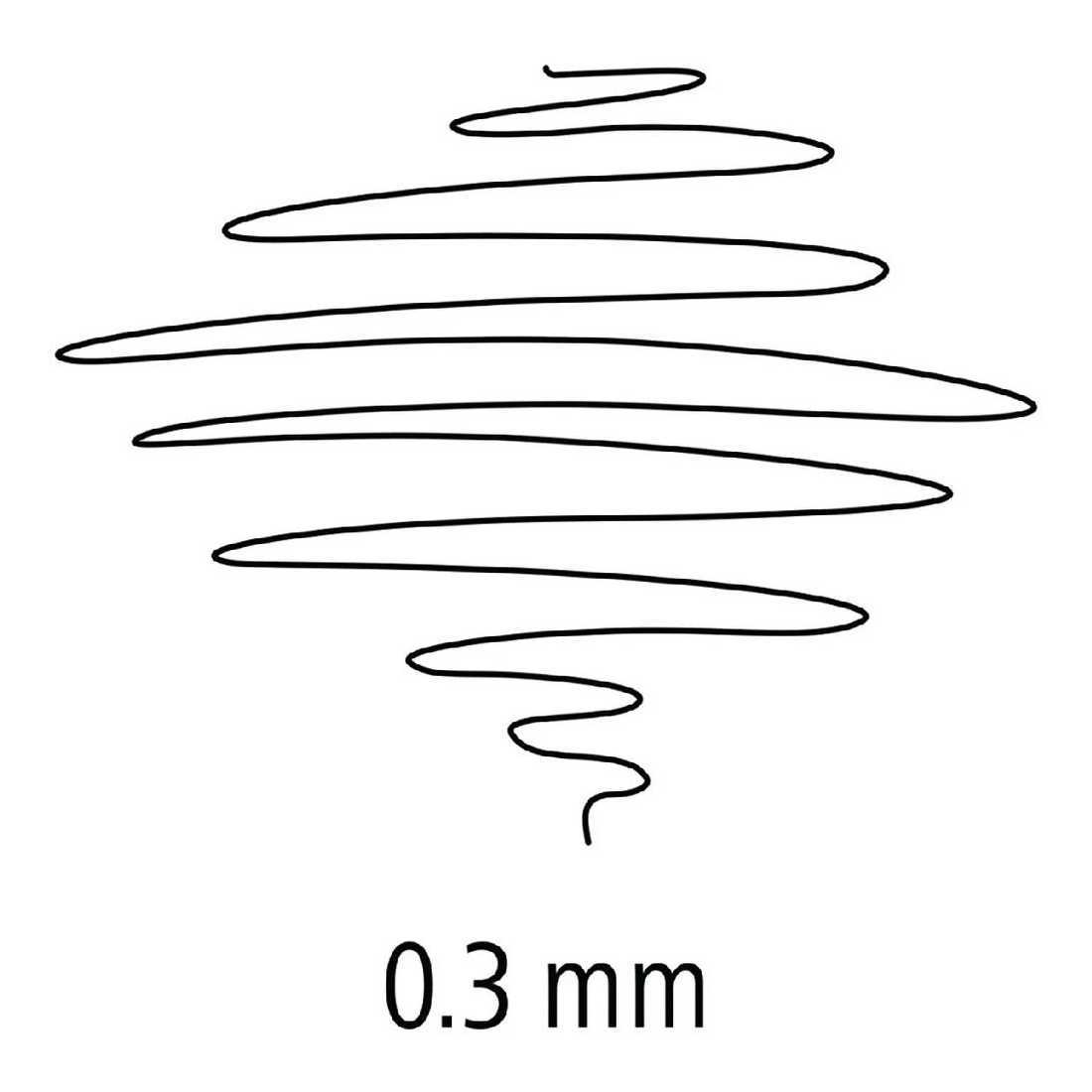 5 Staedtler Triplus 0.3mm Fineliner Olive Green, 5 of 6