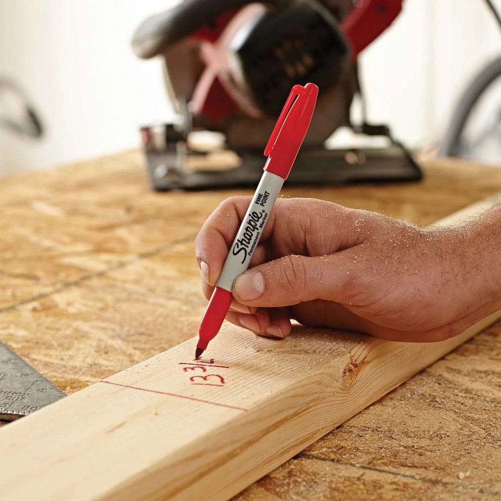 5 Sharpie Fine Permanent Marker Red, 5 of 6