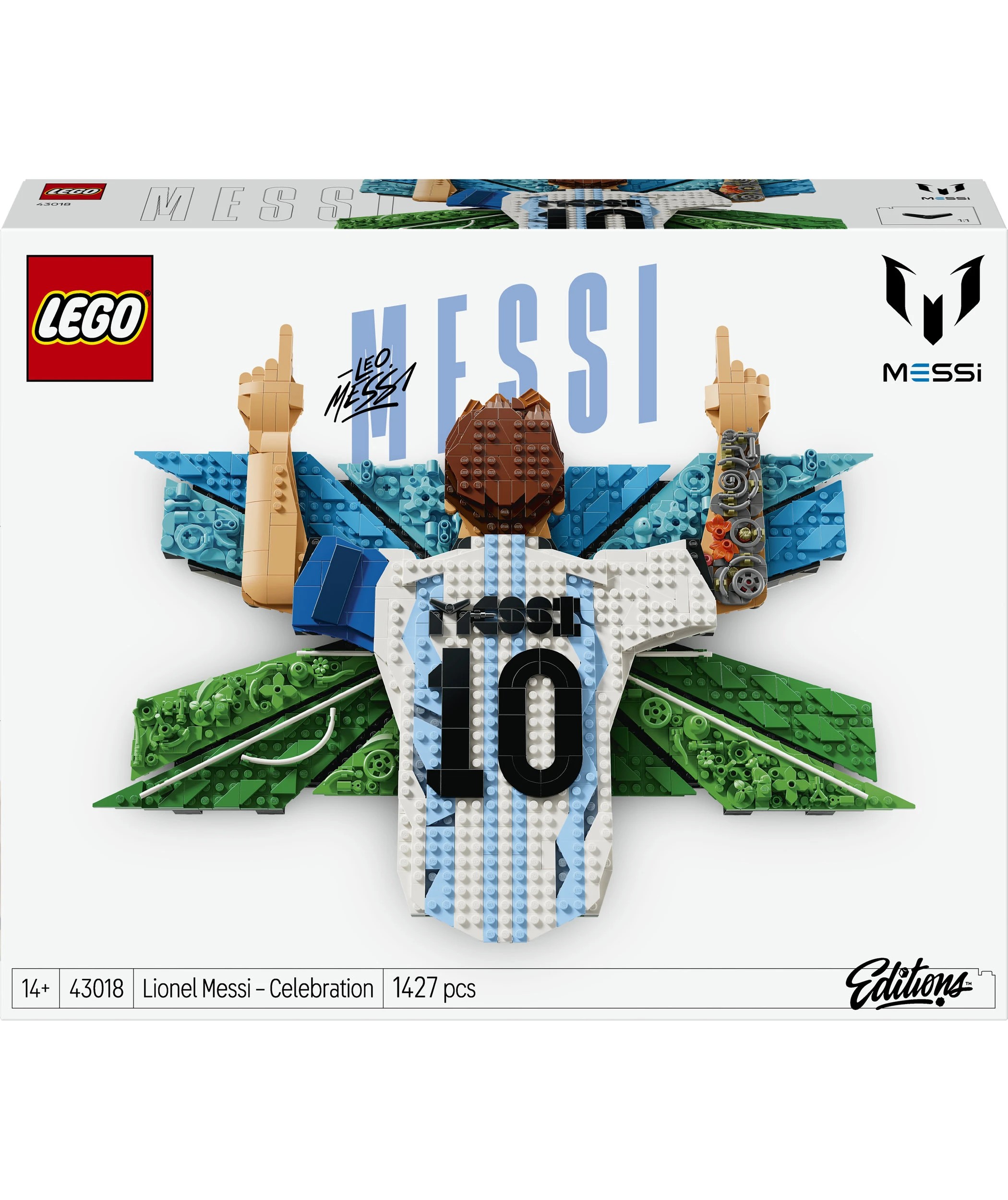 1 LEGO Editions Football Lionel Messi Celebration 43018, 1 of 10