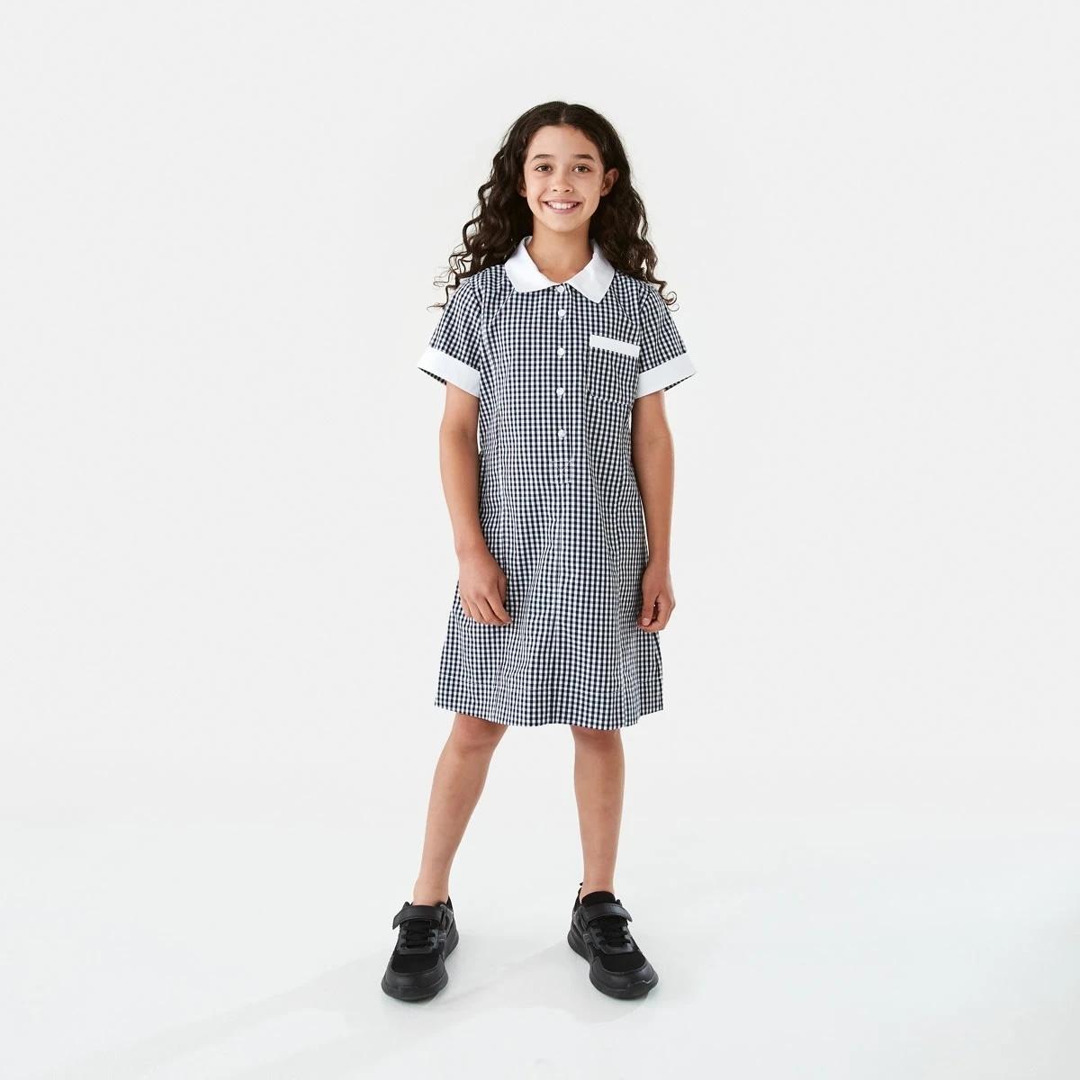 7 School Dress Blu Gngham, 7 of 10