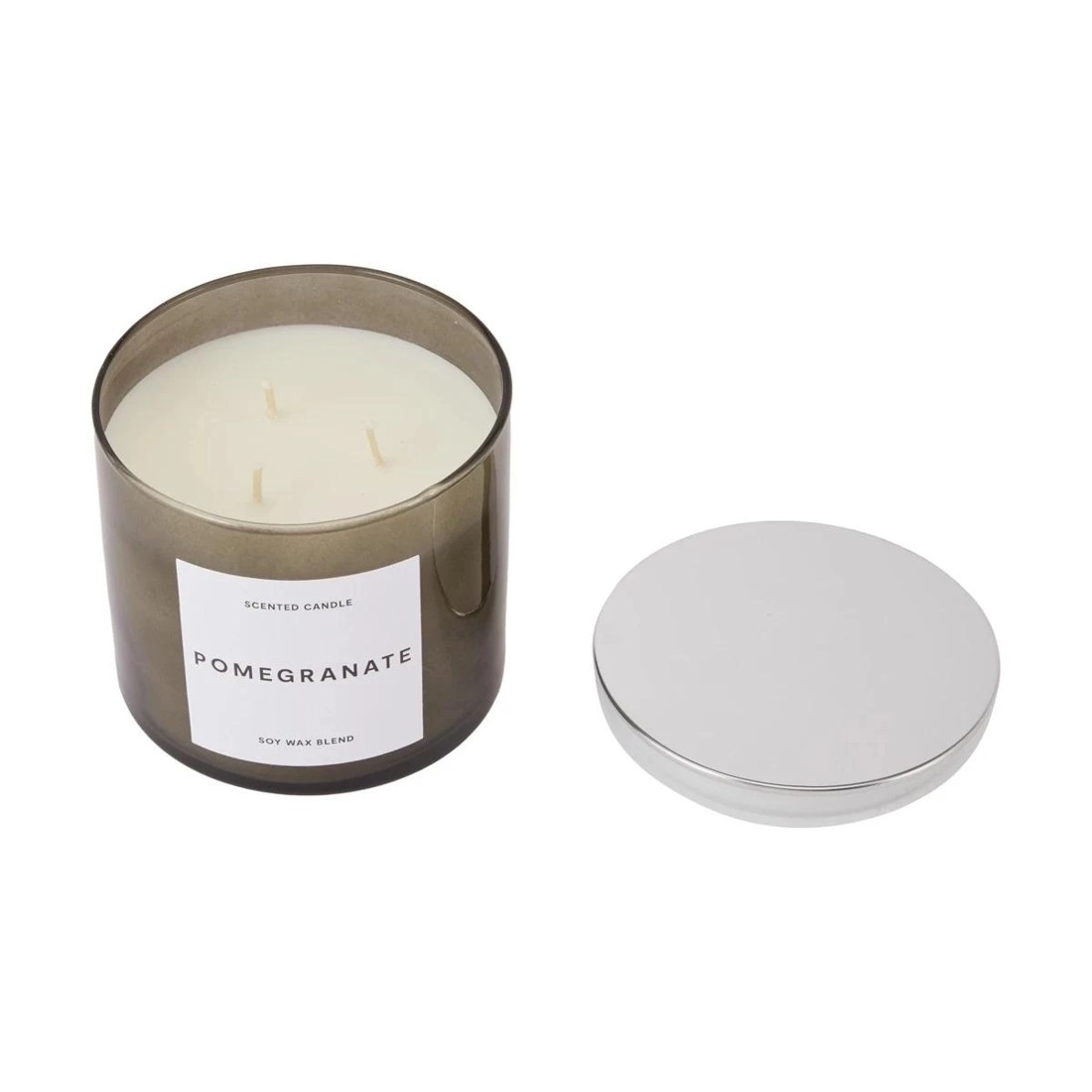 4 Pomegranate Inspired Glass Candle, 4 of 4