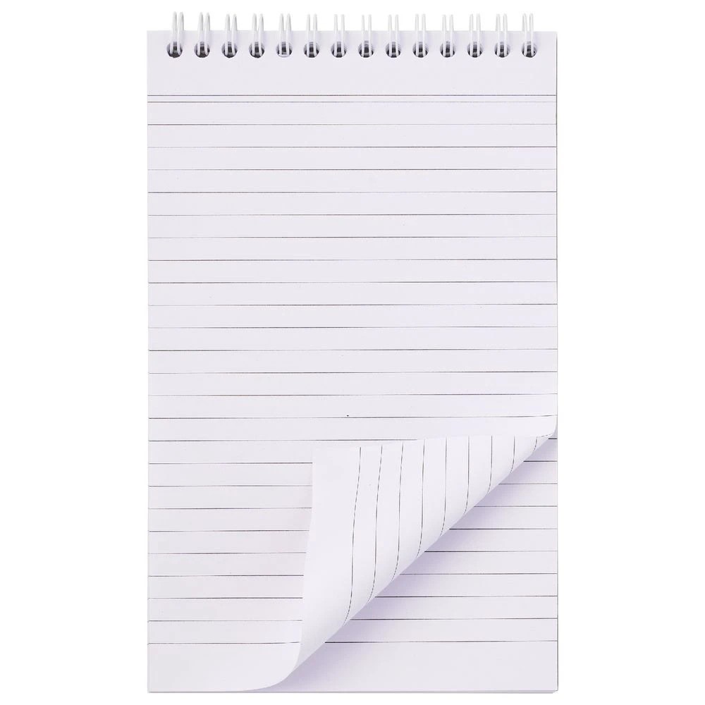 2 J.Burrows Reporter Top Spiral Bound Notebook 100 Page, 2 of 2