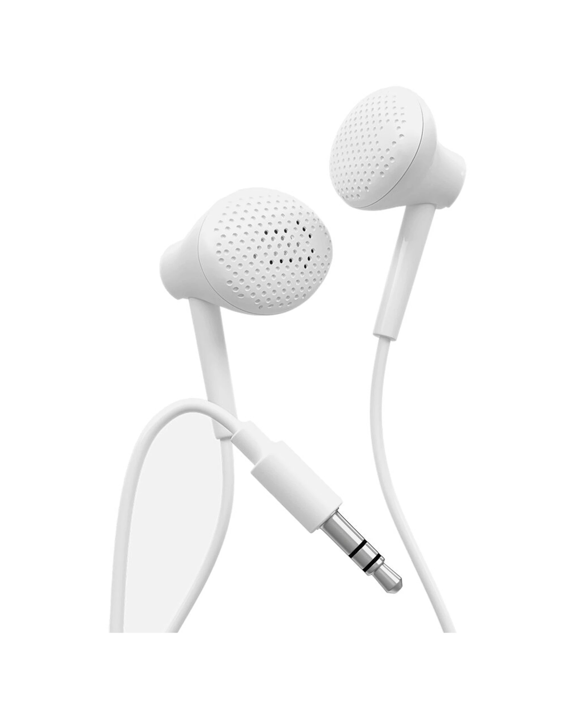 3 2PK Liquid Ears Everyday 3.5mm Wired Bud Earphones With Mic - Stereo Value Pack
 - white, 3 of 4