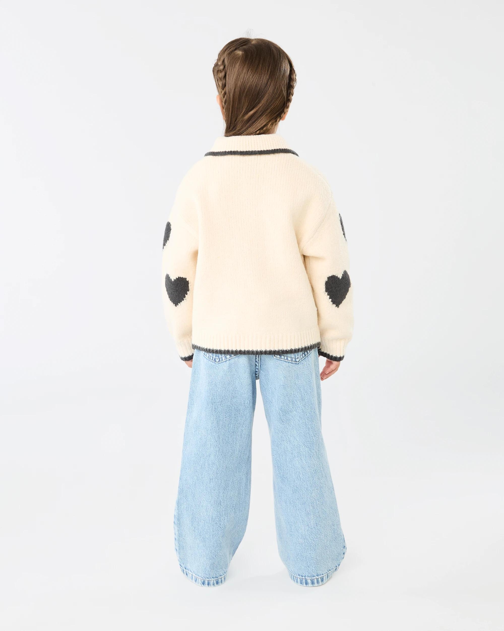 10 Intarsia Collar Cardigan Pmc Chalk, 10 of 10