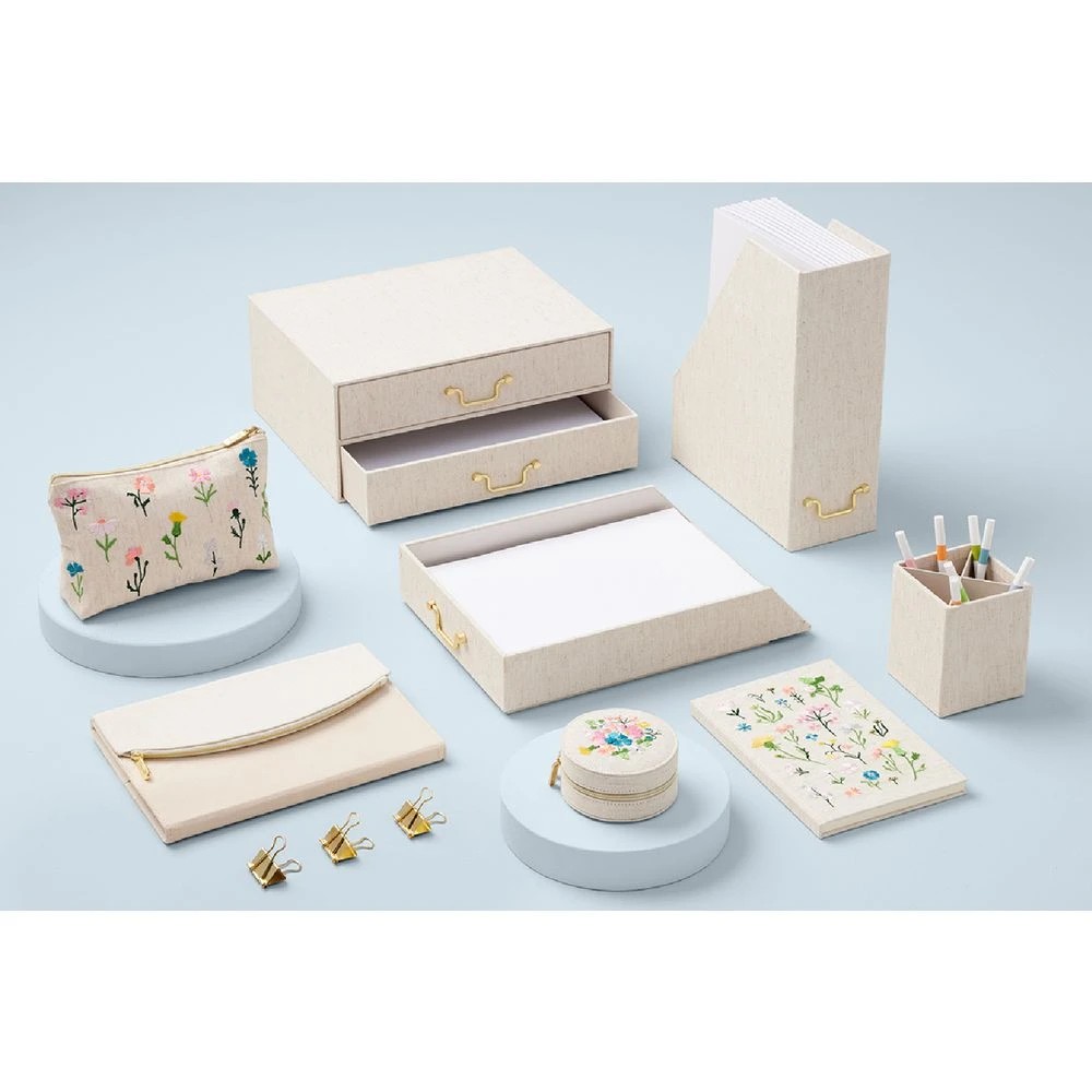 5 Otto Document Tray Natural Linen Look, 5 of 6