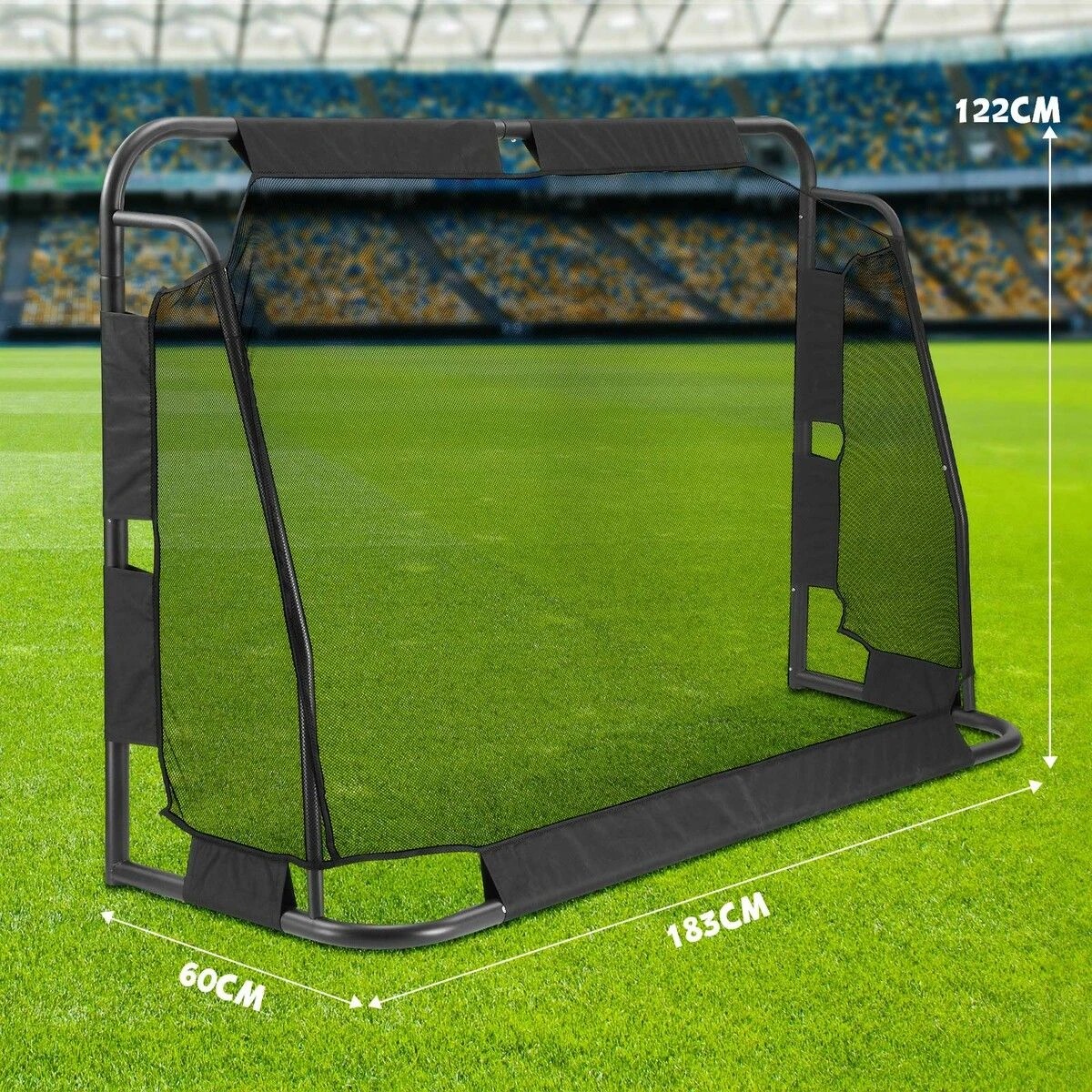 2 Ausway Soccer Goal Football Net Set Metal Frame Backyard, 2 of 6