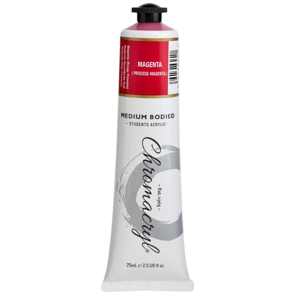 1 Chromacryl Student Acrylic Paint 75mL Magenta, 1 of 1