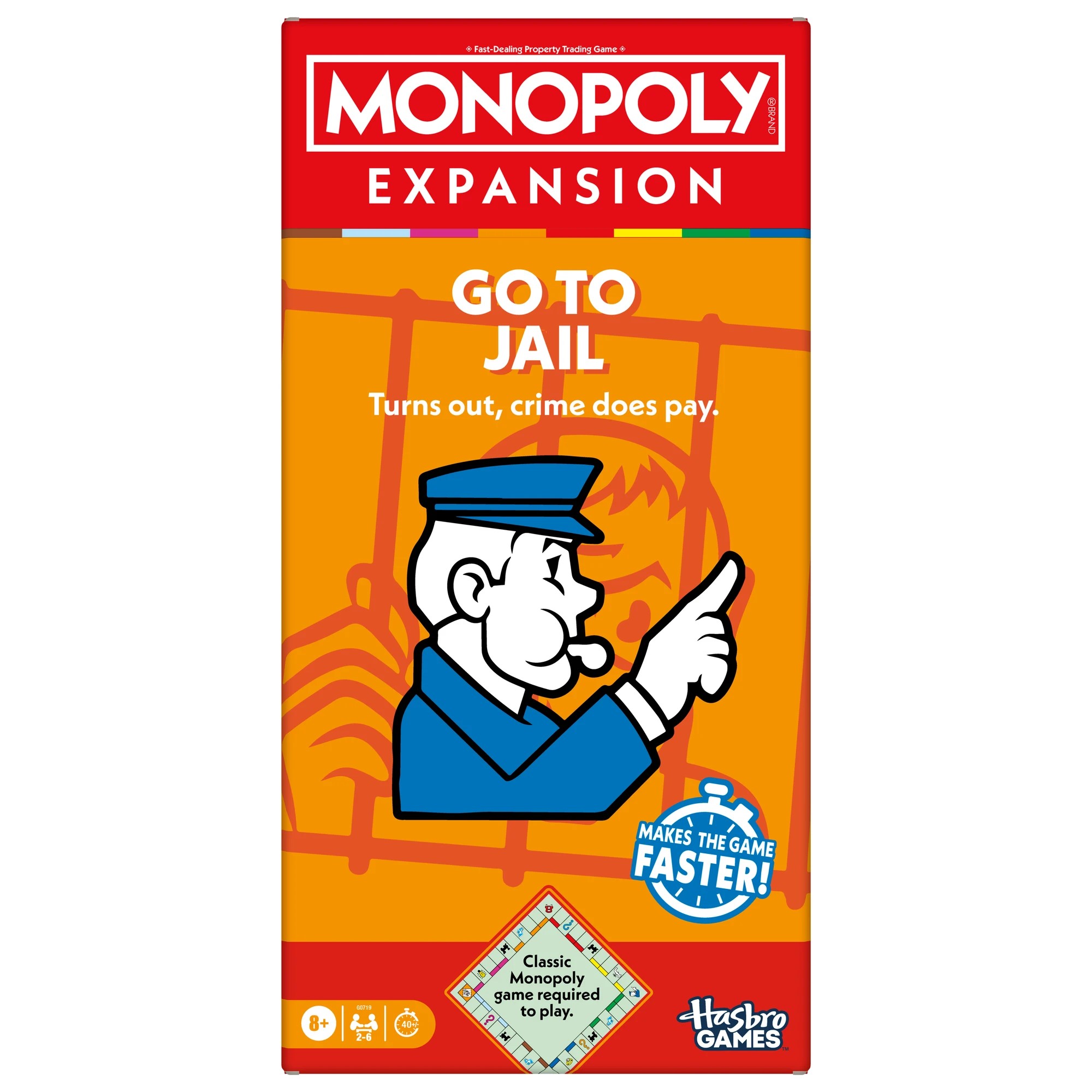 1 Monopoly Go To Jail Game
 - Multi, 1 of 4