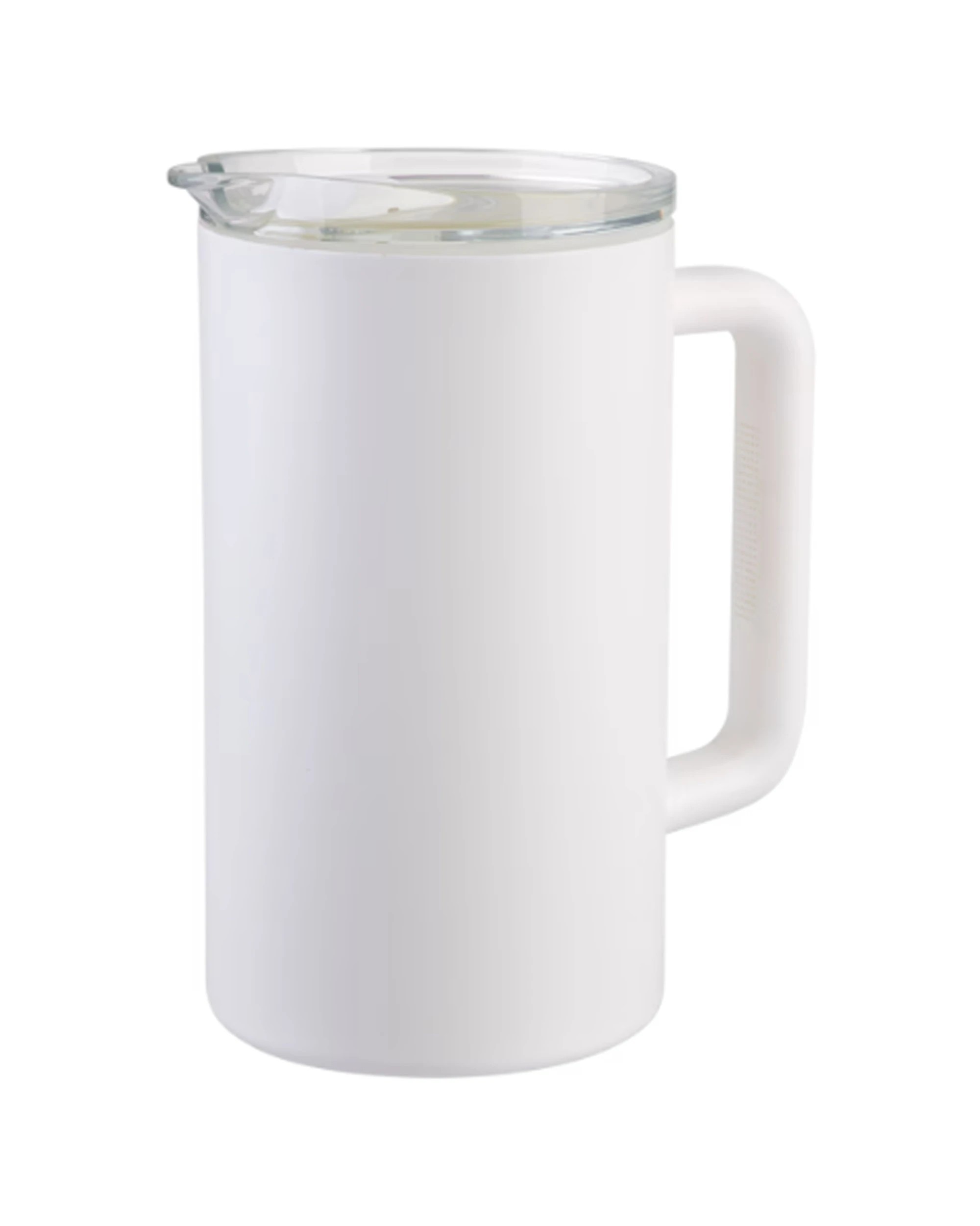 1 Oasis Ceramic Lined Stainless Steel Triple Wall Insulated Water Pitcher 1.5L - White, 1 of 1