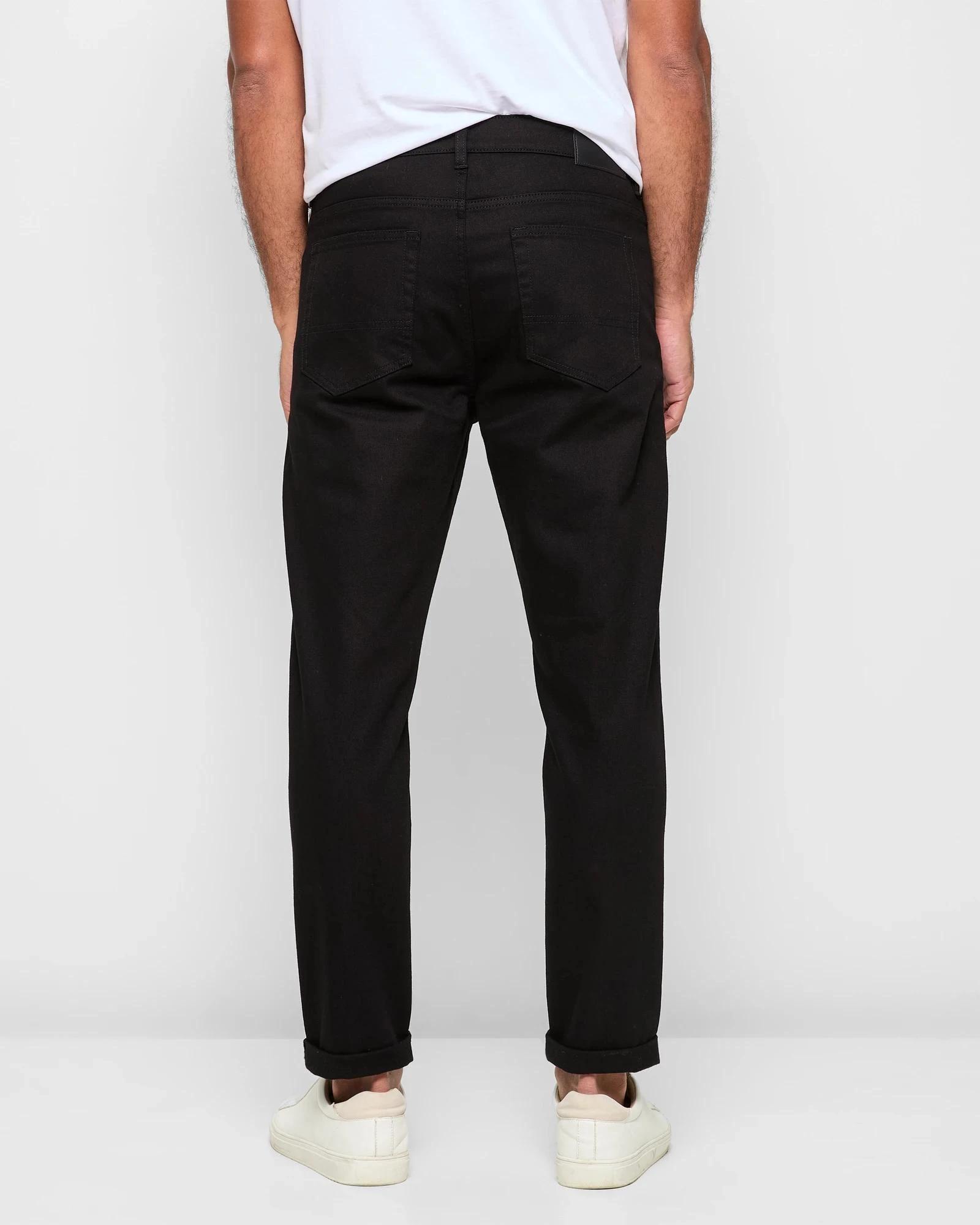 4 Target Denim Tapered Denim Jeans STAY BLACK, 4 of 5