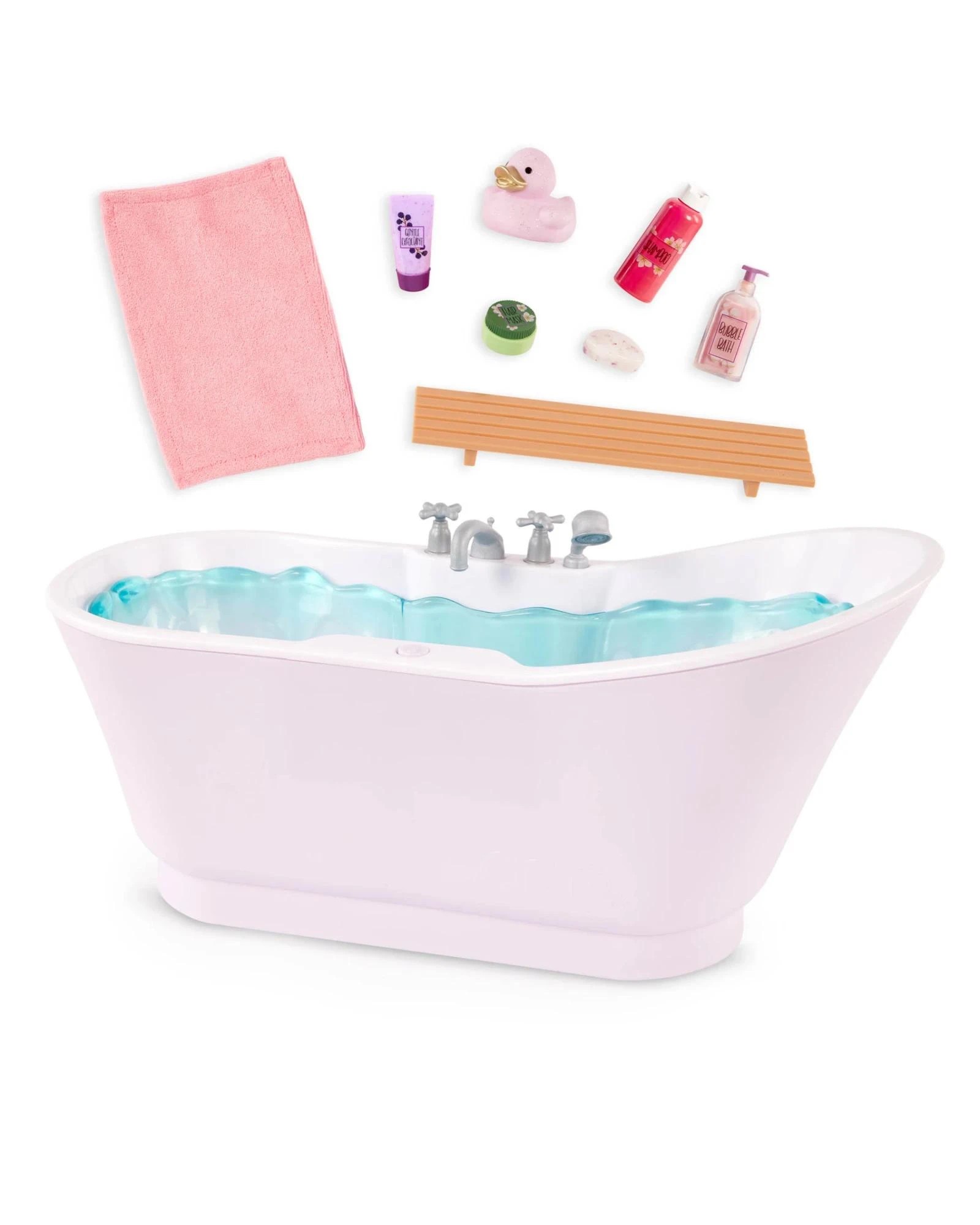 1 Our Generation Bubbly Bathtime Bathtub Accessory with Water Sounds for 18-inch Dolls - Multi, 1 of 7