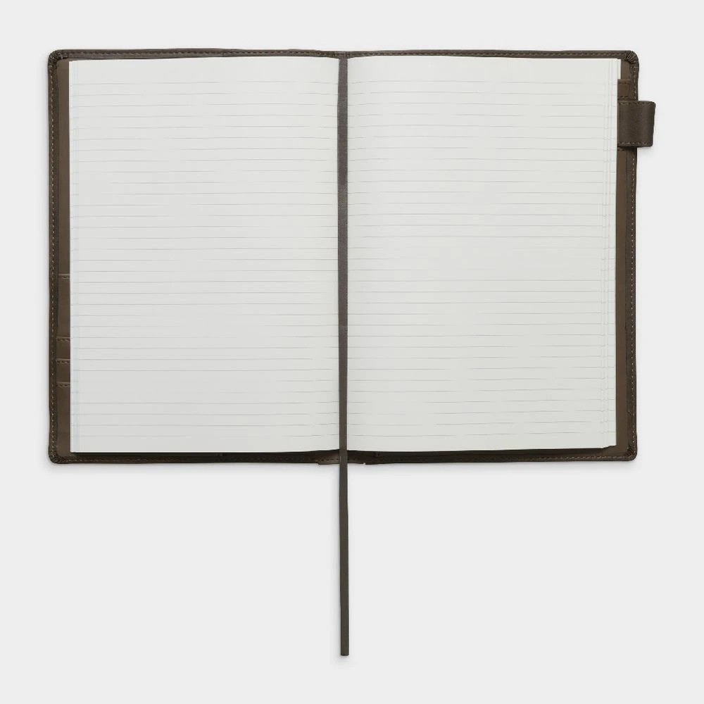 3 Otto B5 Leather Book Cover with Refill 128 Pages Brown, 3 of 6