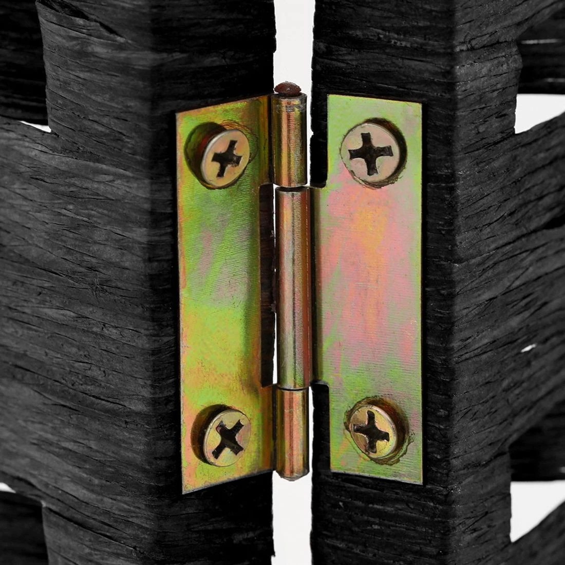 7 Artiss 4 Panel Room Divider Screen 163x170cm Woven - Black, 7 of 8