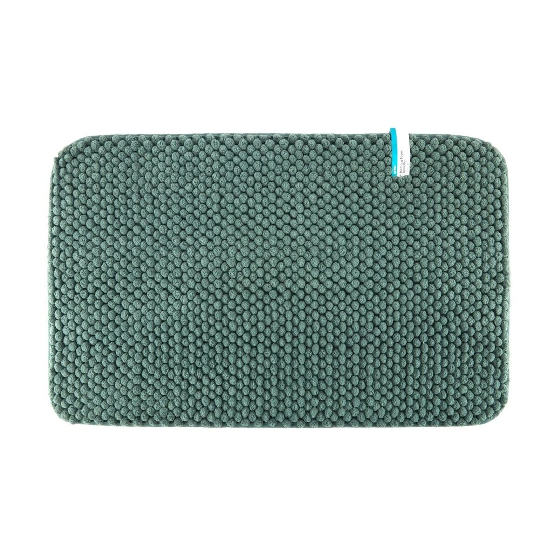5 Memory Foam Bath Mat - Green, 5 of 5