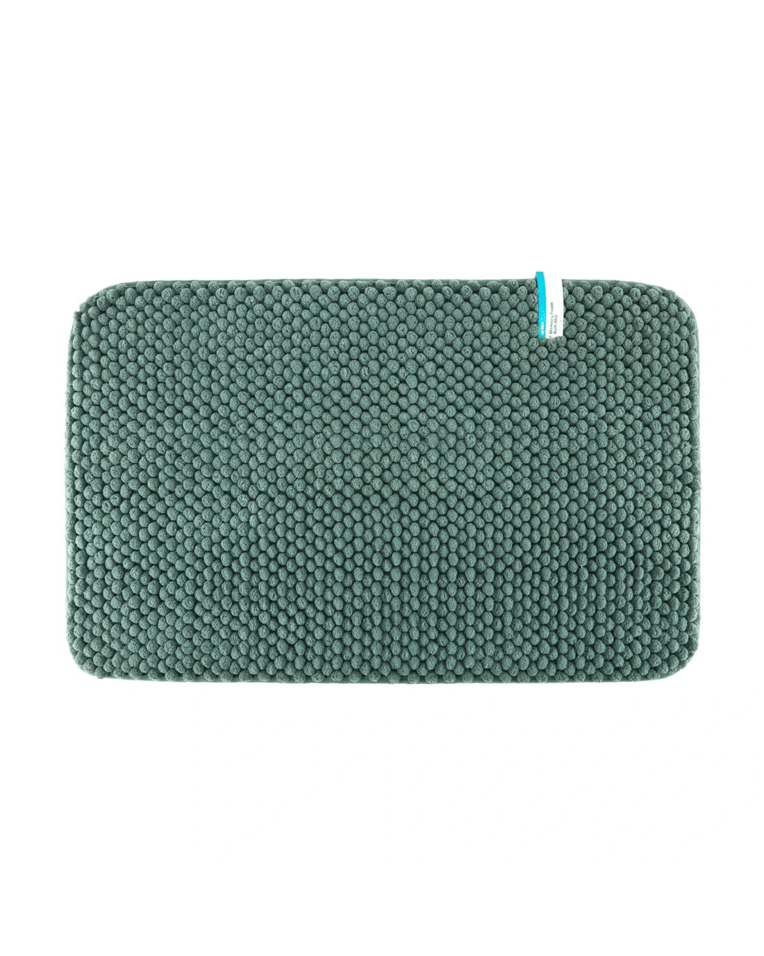 5 Memory Foam Bath Mat - Green, 5 of 5