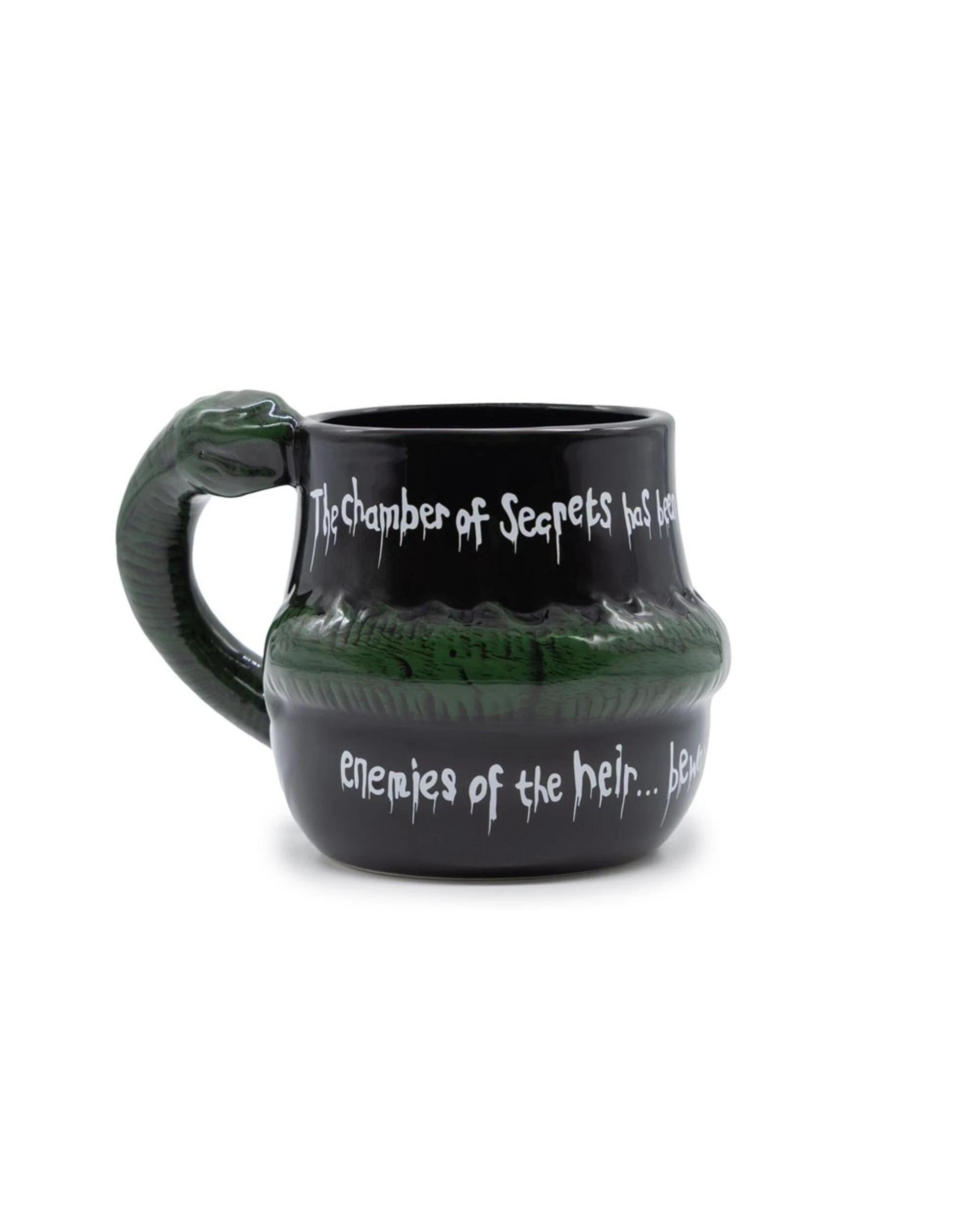 1 Harry Potter - Basilisk (Enemies Beware) Mug - Black,Green, 1 of 2