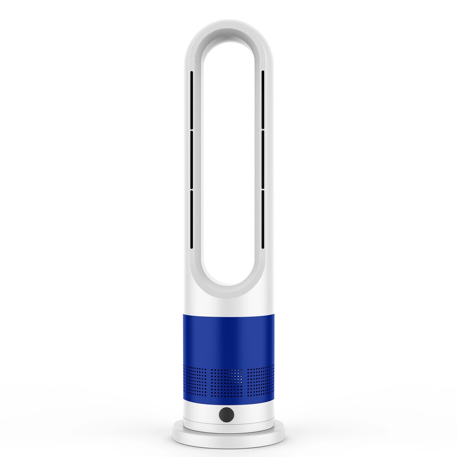 1 Advwin Bladeless Tower Fan, 2 In 1 Electric Fan Heater With 8 Speeds, for Room Bedroom Office Use, 1 of 4