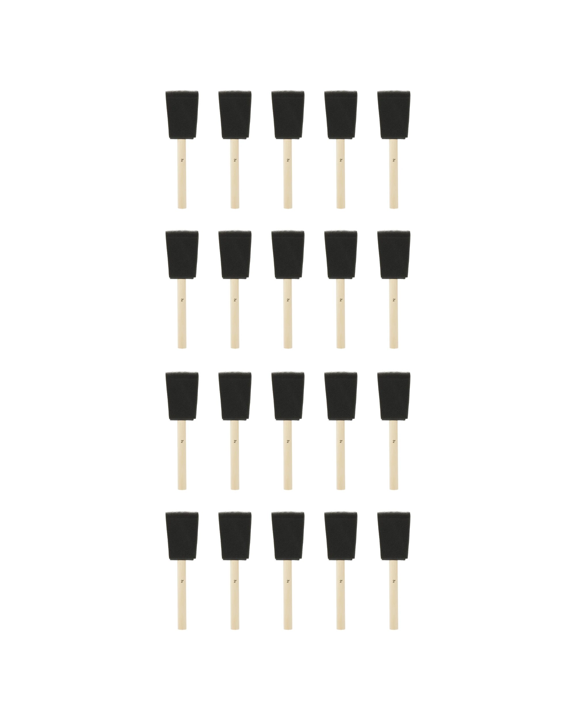 2 20 Pack Foam Brush Set, 2 of 5