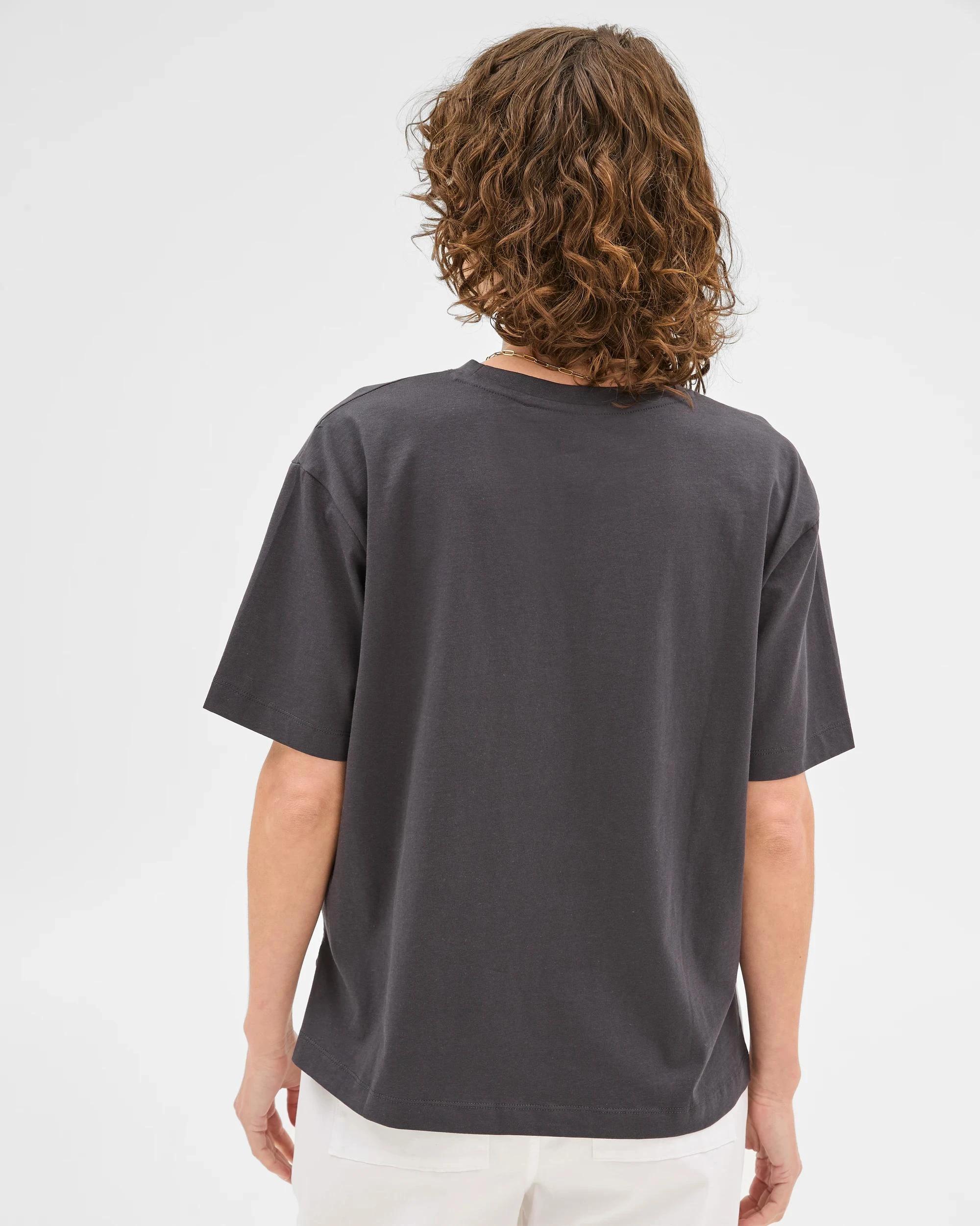 5 Target Australian Cotton Step Hem Boxy Crop T-Shirt PHANTOM LEOPARD, 5 of 6