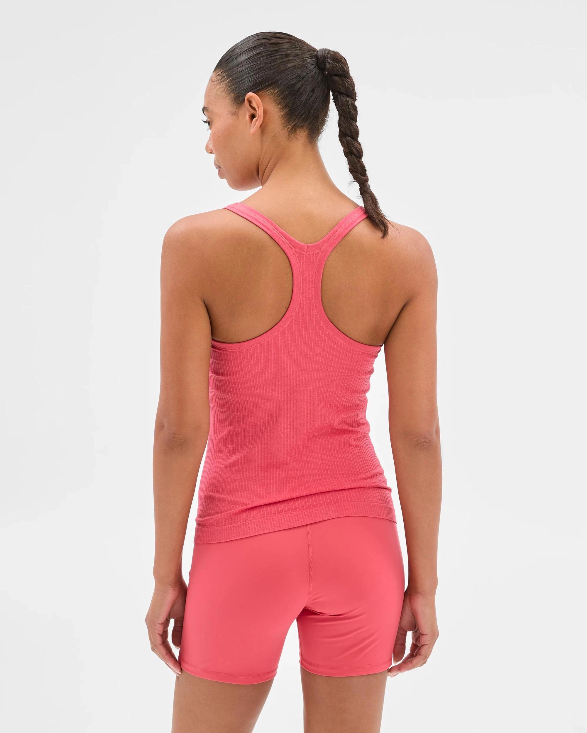 4 Target Active Studio Soft Ribbed Tank Top with Shelf Bra WATERMELON, 4 of 7