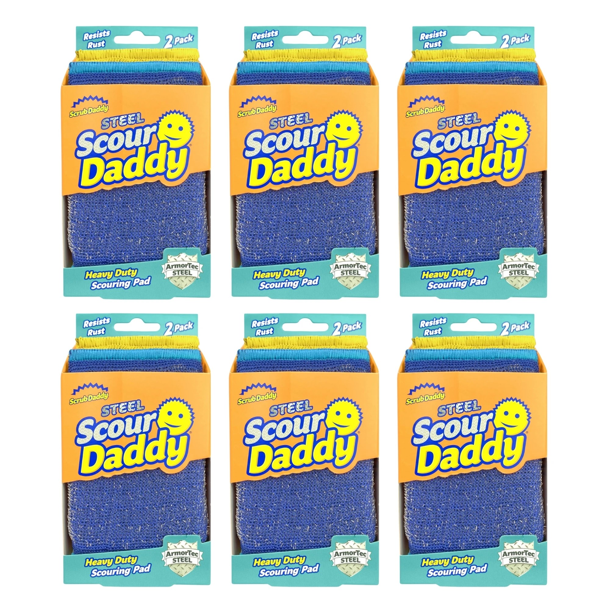 1 Scrub Daddy Scour Daddy Steel 2pk x6, 1 of 1