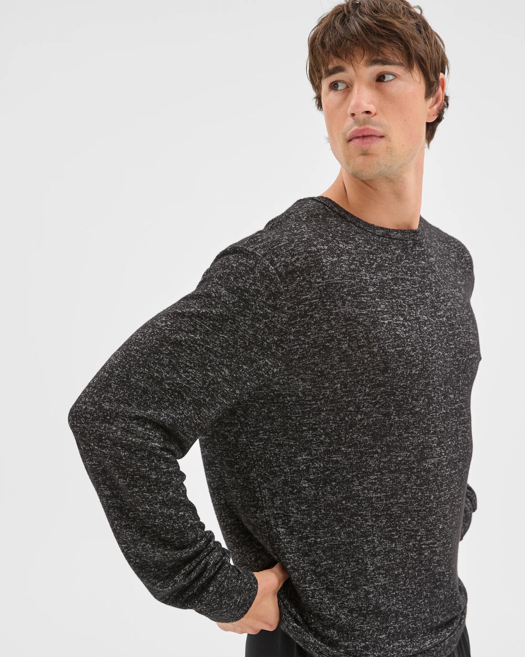 3 Maxx Cozy Long Sleeve Sleep Top BLACK, 3 of 8