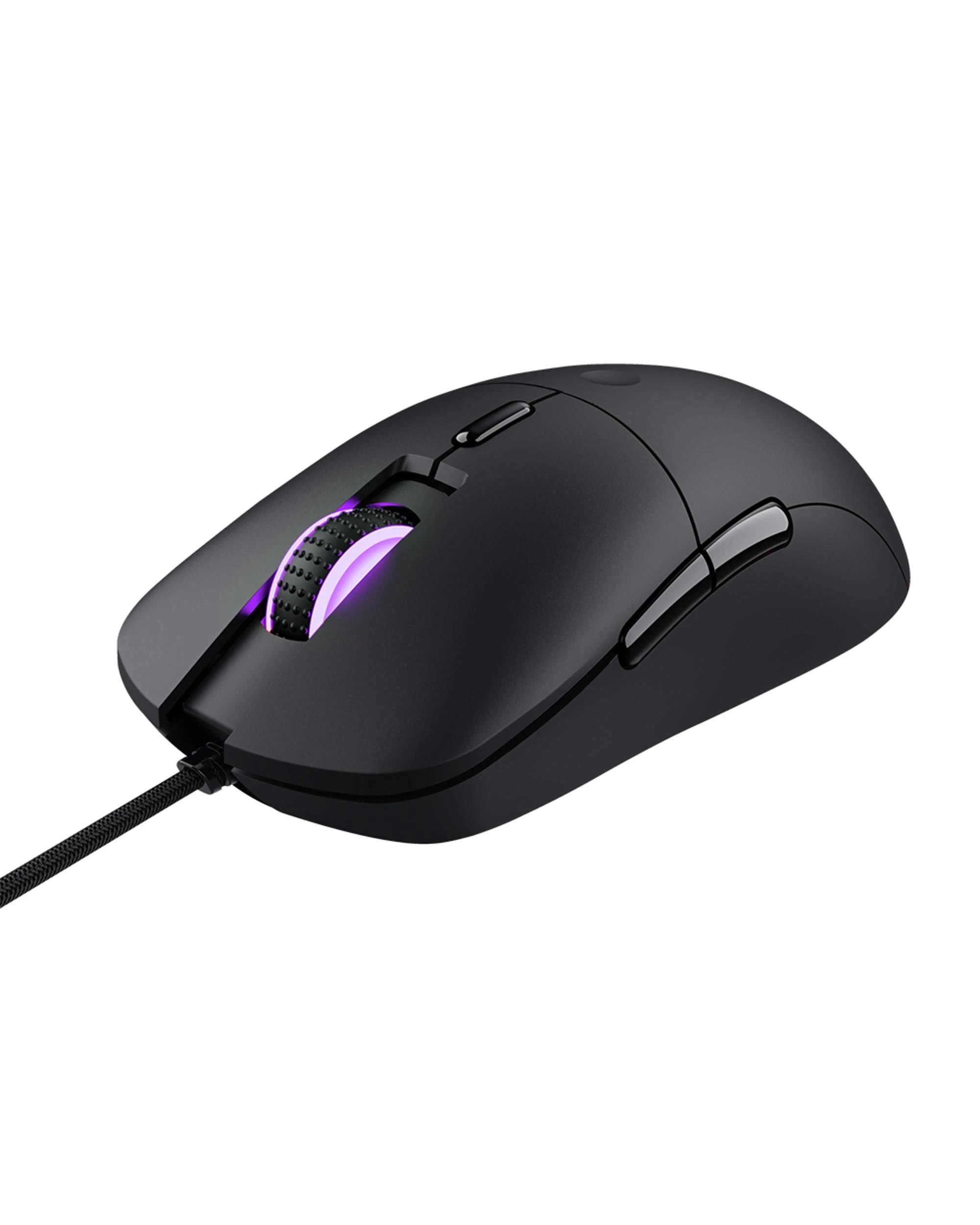 1 Trust GXT981 Lightweight Wired RGB Gaming Mouse - Black, 1 of 10