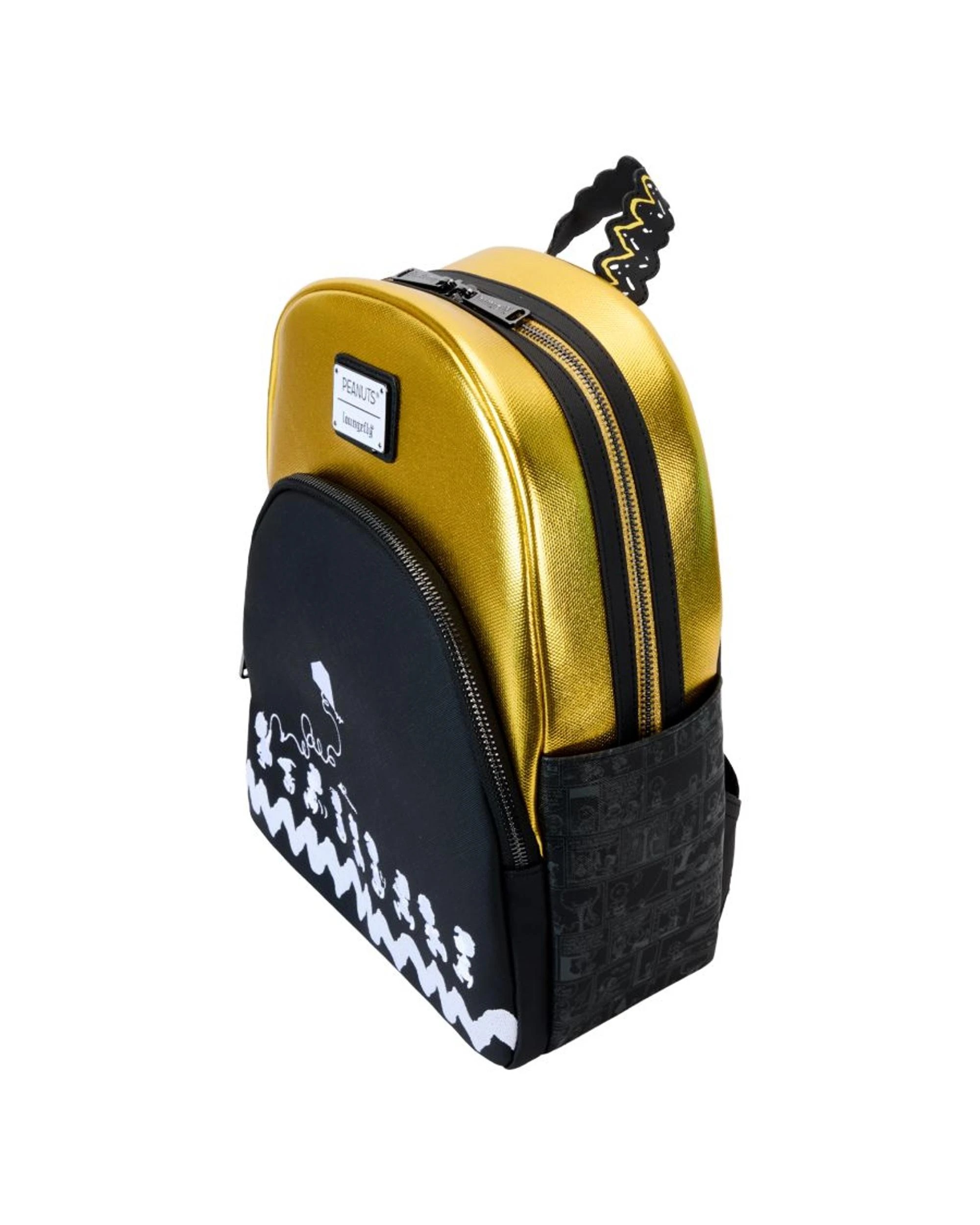 3 Loungefly Peanuts 75th Anniversary Mini Backpack 10 inch Faux Leather Mini Backpack - Multi, 3 of 6