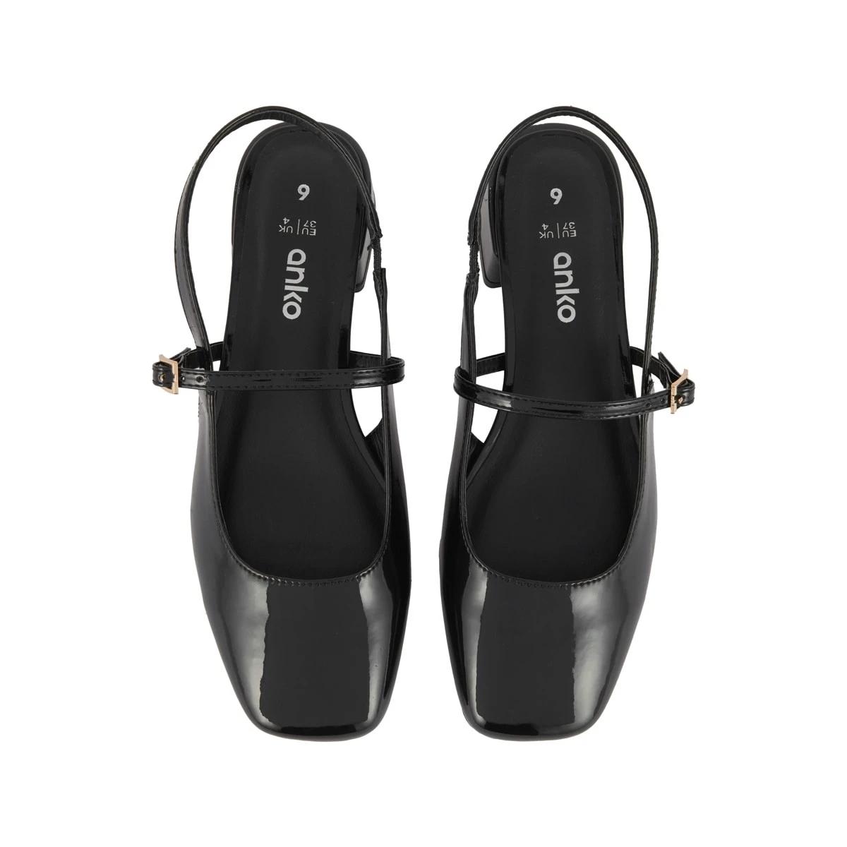 4 Low Block Heels Black, 4 of 5